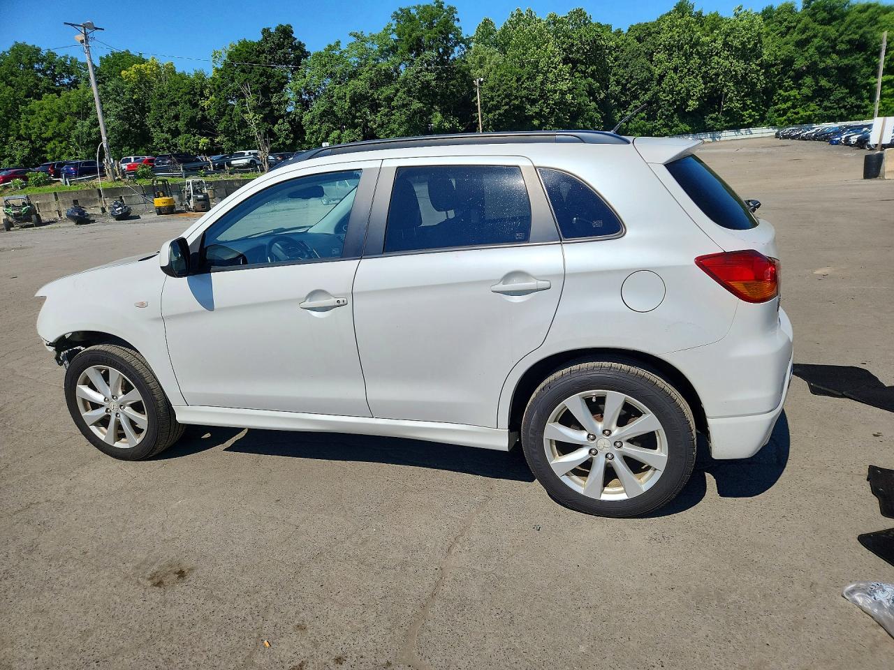 2012 Mitsubishi Outlander Sport Se Белый vin: JA4AR4AU6CZ000856