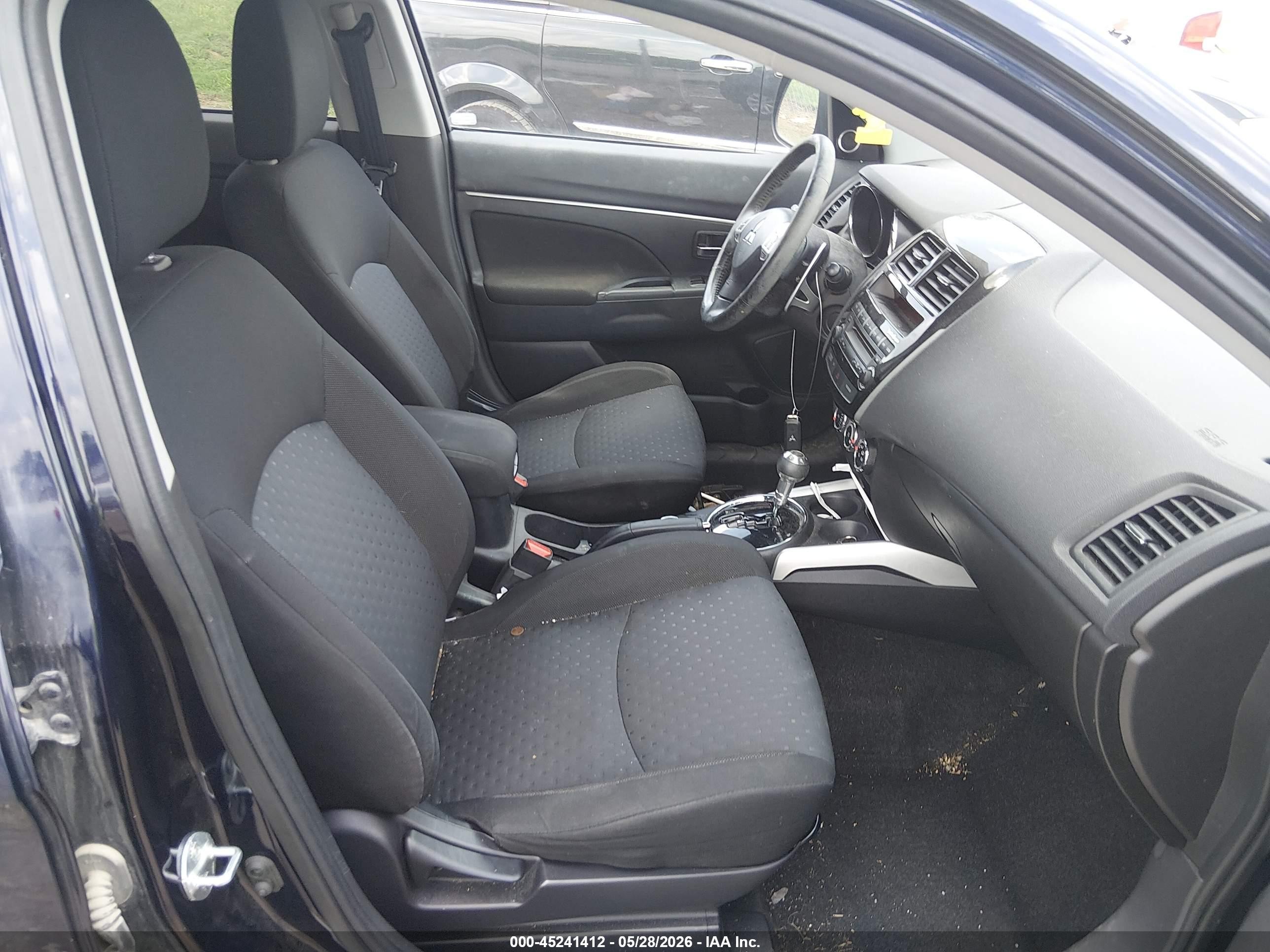 2012 Mitsubishi Outlander Sport Se Blue vin: JA4AR4AU6CZ004079