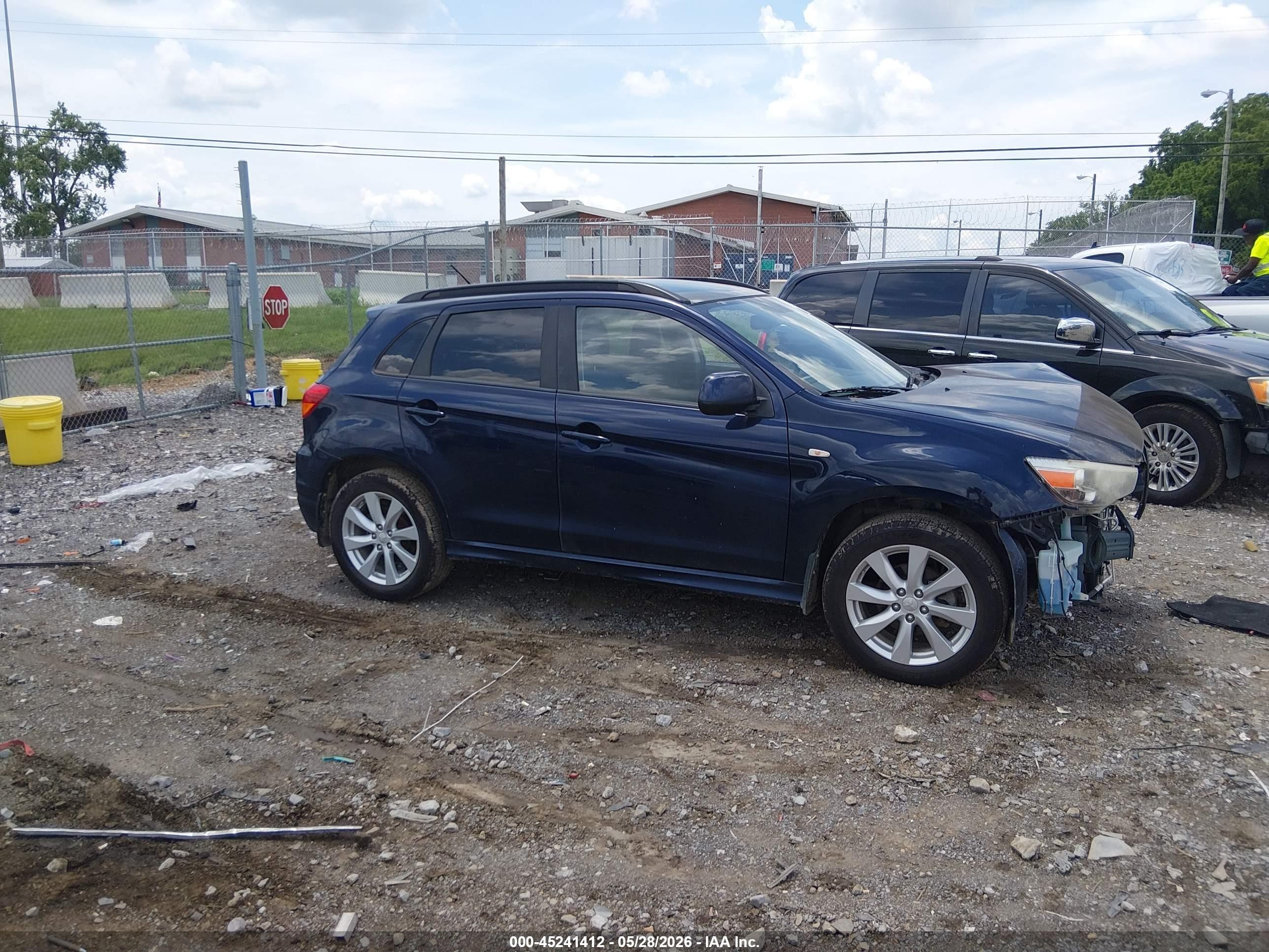 2012 Mitsubishi Outlander Sport Se Blue vin: JA4AR4AU6CZ004079