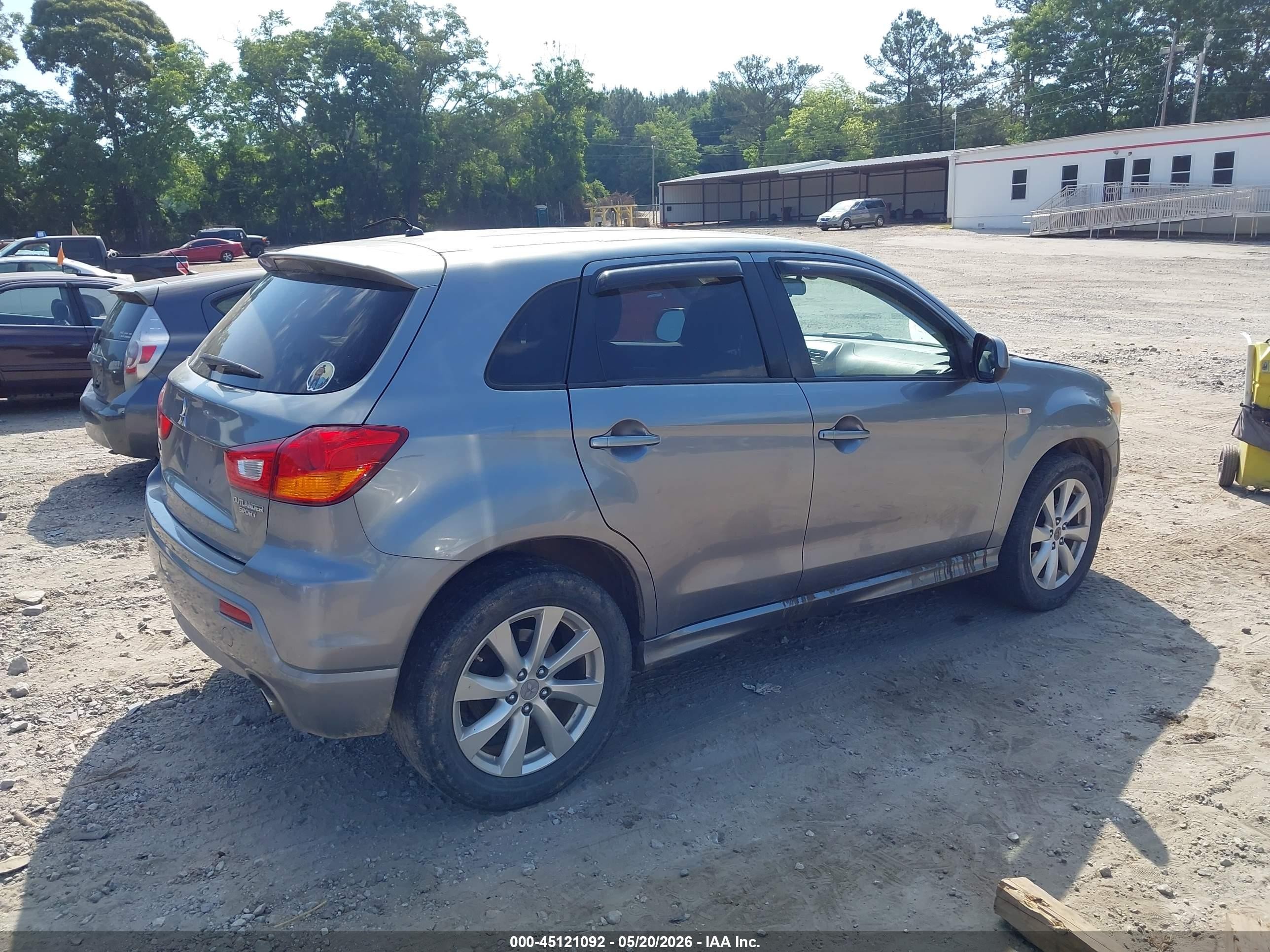 2012 Mitsubishi Outlander Sport Se Gray vin: JA4AR4AU7CZ002437