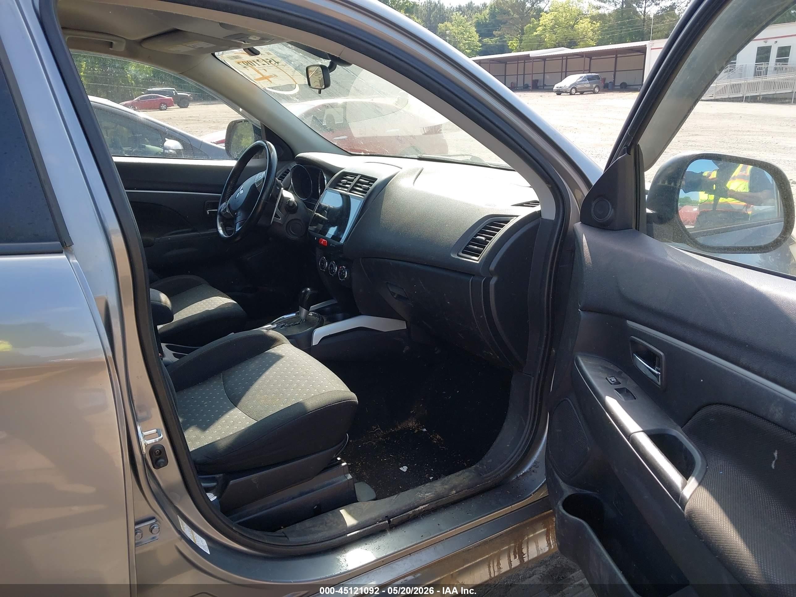 2012 Mitsubishi Outlander Sport Se Gray vin: JA4AR4AU7CZ002437