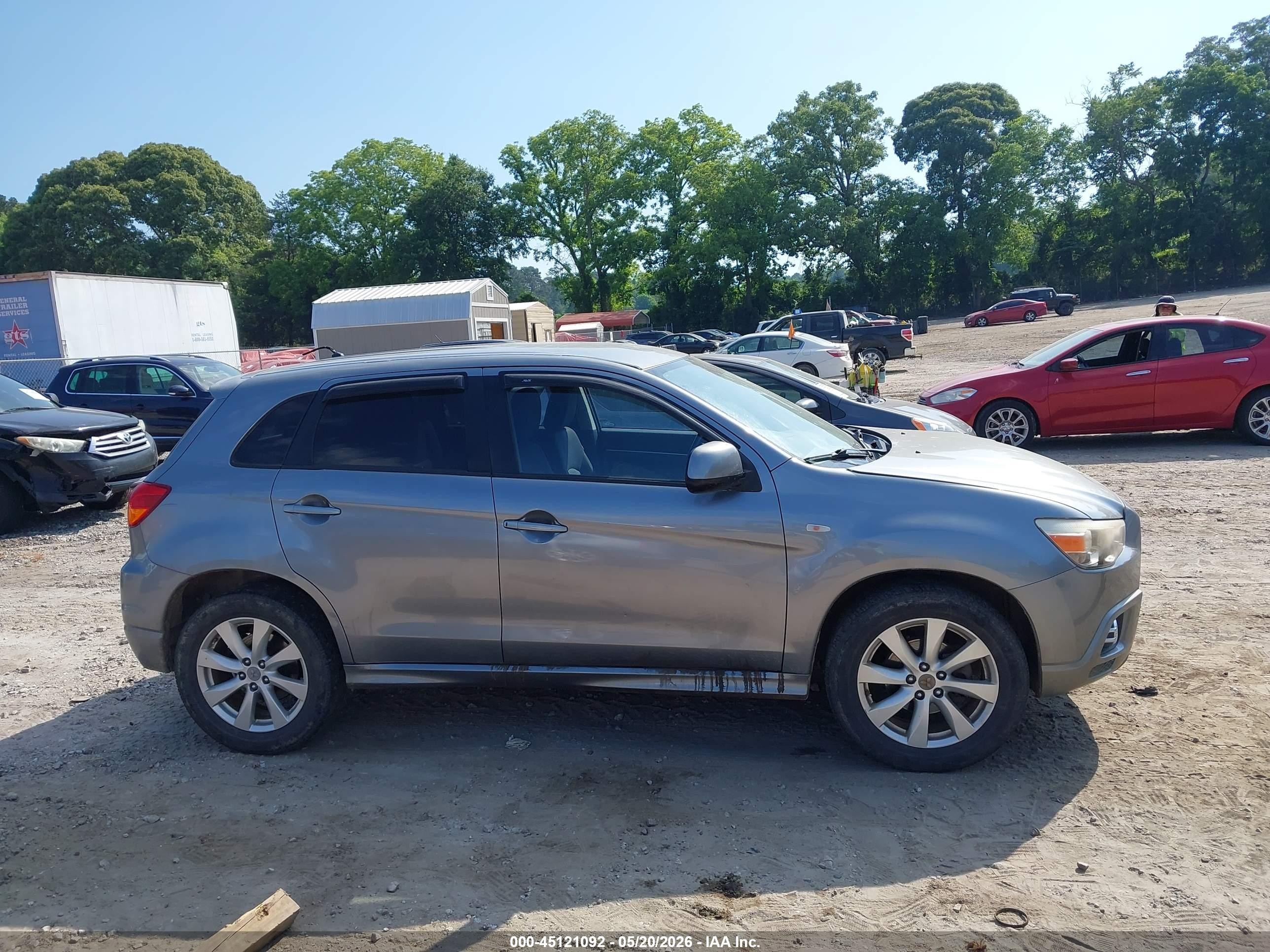 2012 Mitsubishi Outlander Sport Se Gray vin: JA4AR4AU7CZ002437