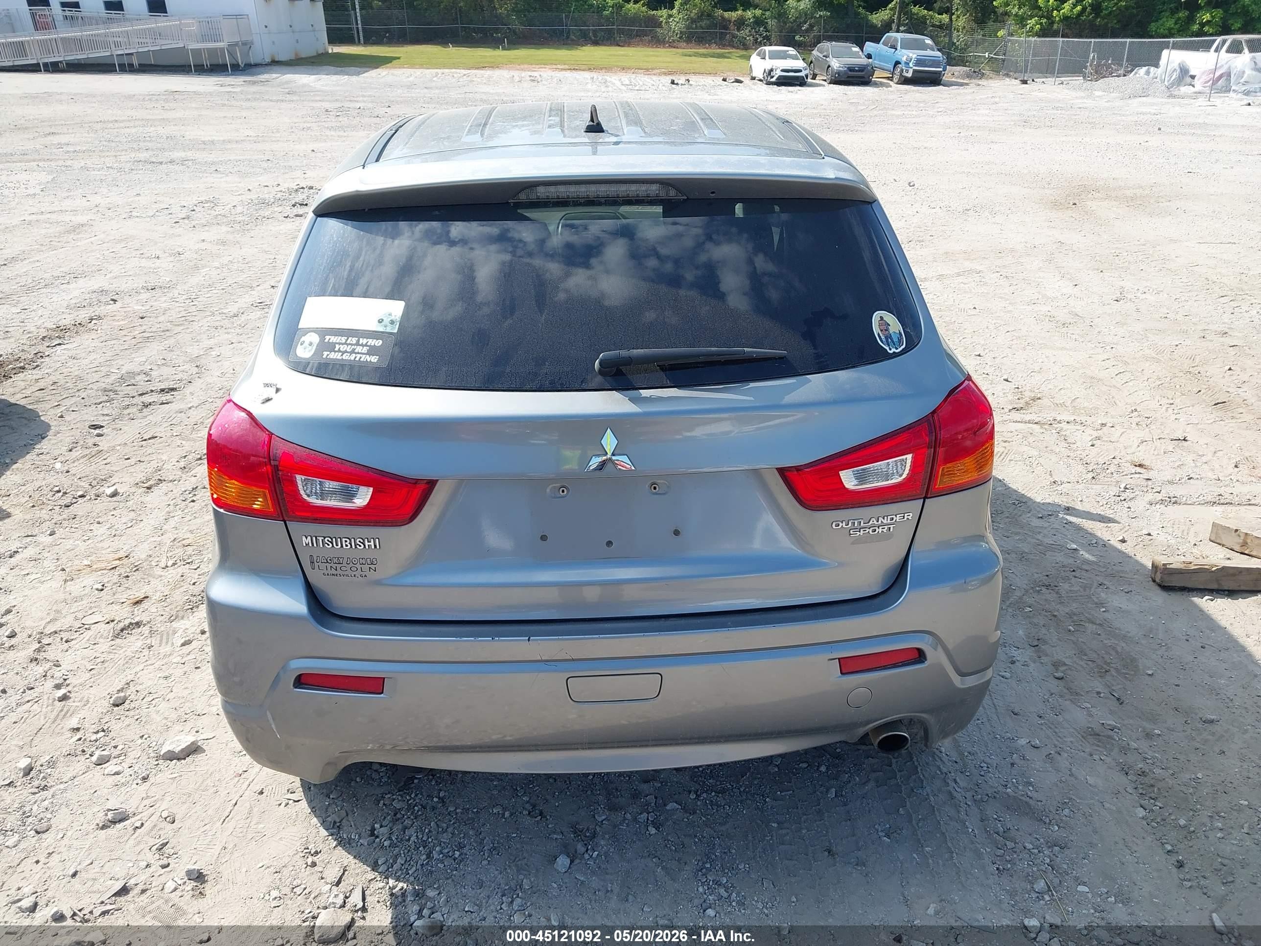 2012 Mitsubishi Outlander Sport Se Gray vin: JA4AR4AU7CZ002437