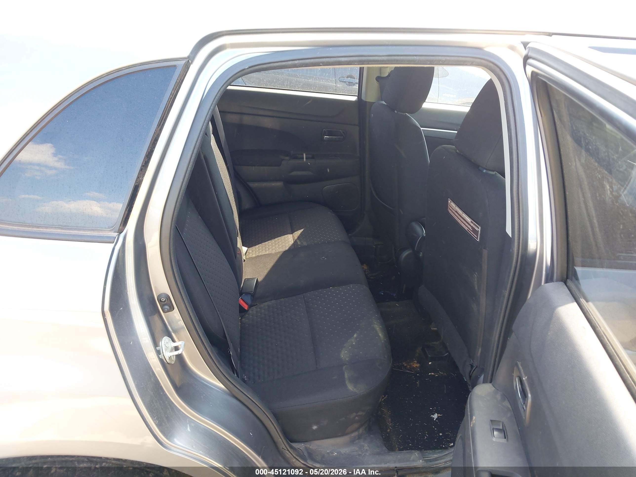 2012 Mitsubishi Outlander Sport Se Gray vin: JA4AR4AU7CZ002437