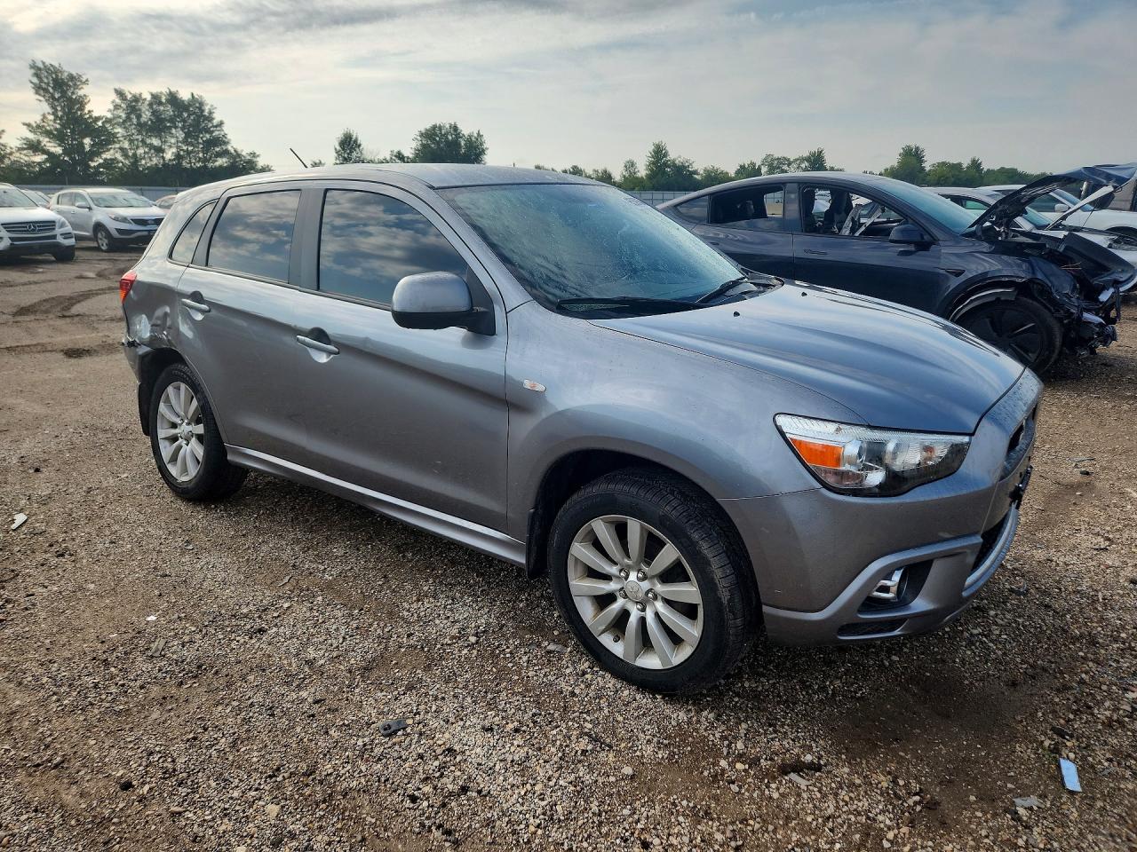 2011 Mitsubishi Outlander Sport Se Серый vin: JA4AR4AU8BZ007676