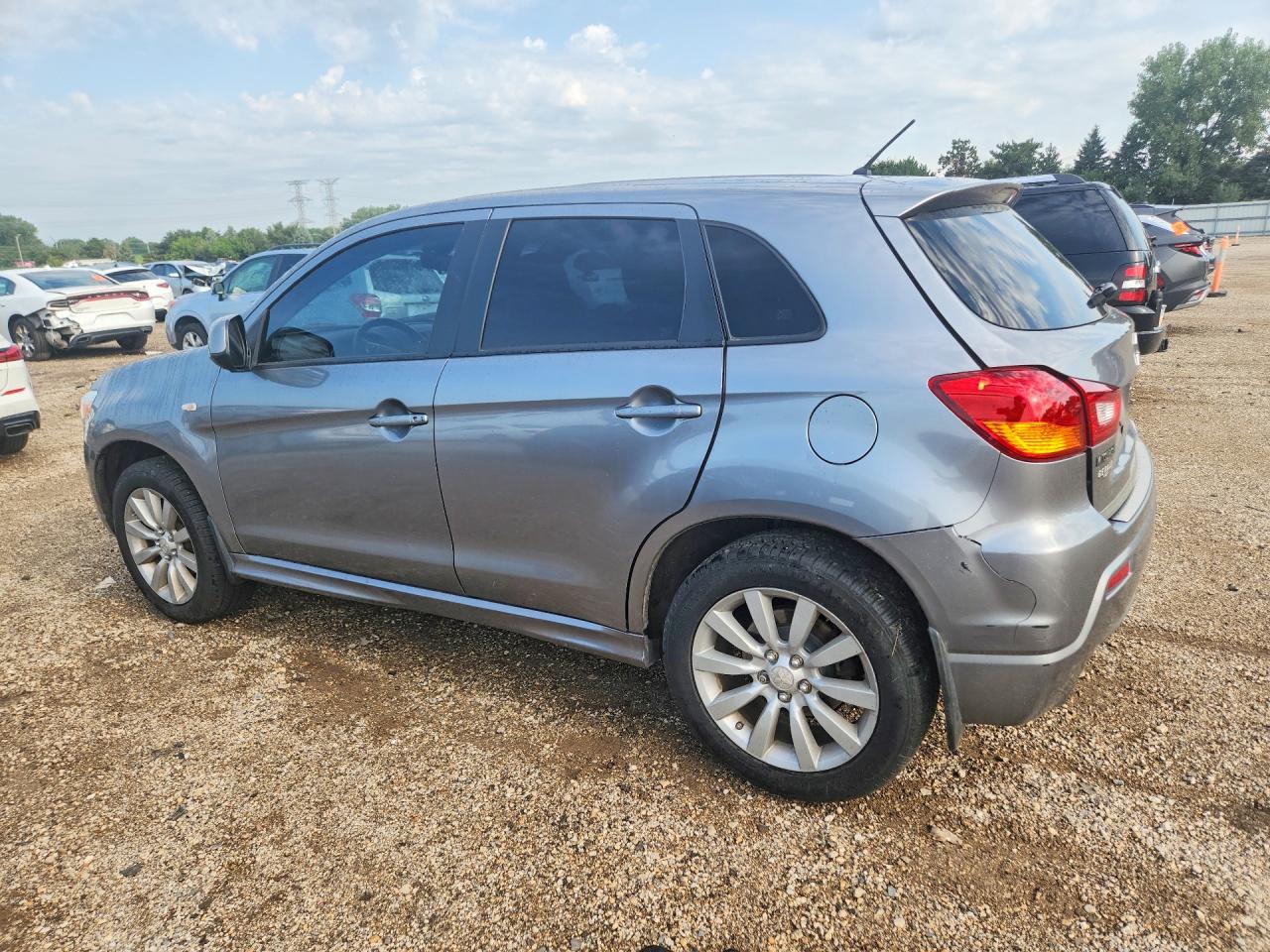 2011 Mitsubishi Outlander Sport Se Серый vin: JA4AR4AU8BZ007676