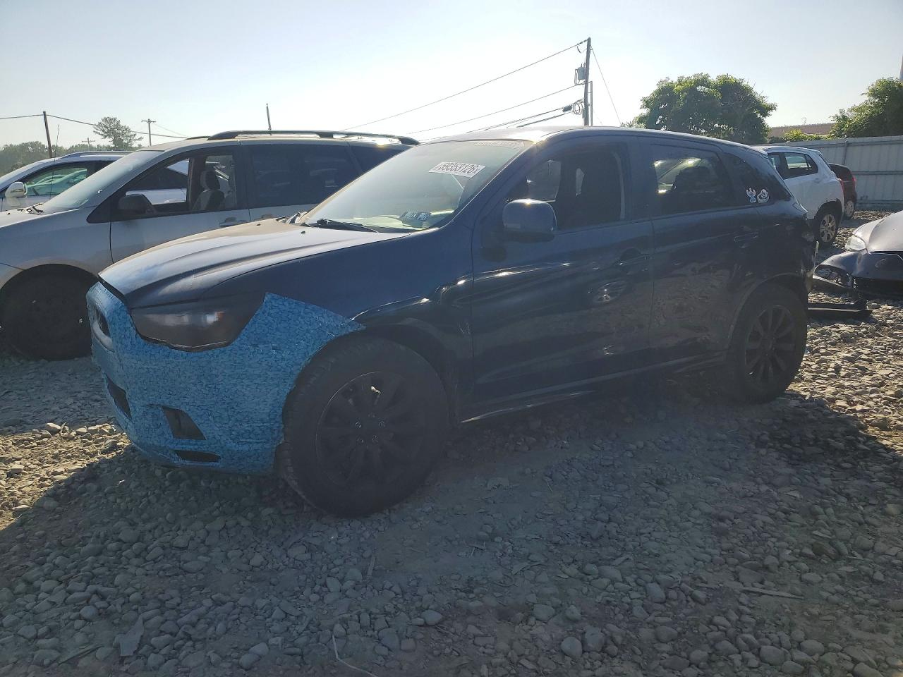 2011 Mitsubishi Outlander Sport Se Blue vin: JA4AR4AU8BZ009573