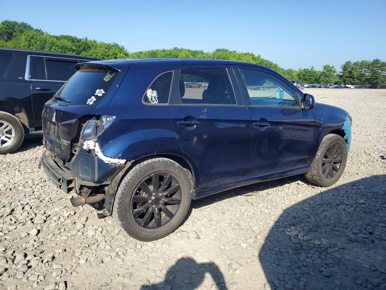 2011 Mitsubishi Outlander Sport Se Blue vin: JA4AR4AU8BZ009573
