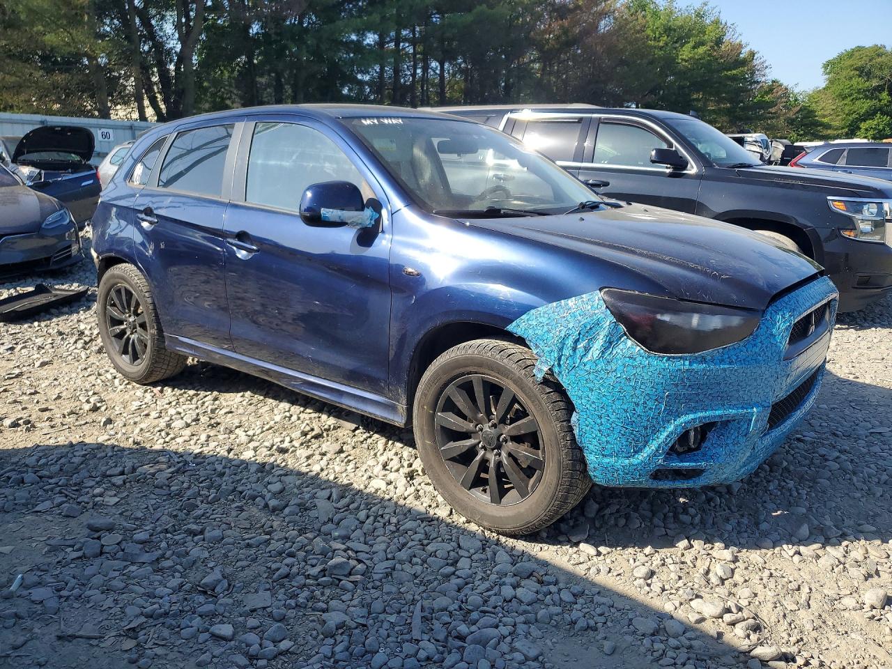 2011 Mitsubishi Outlander Sport Se Blue vin: JA4AR4AU8BZ009573