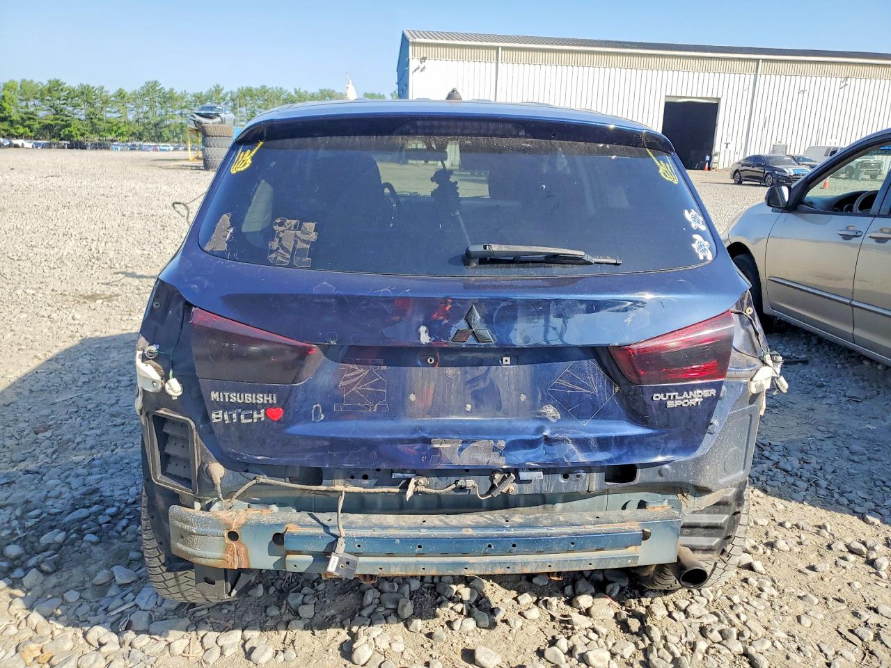 2011 Mitsubishi Outlander Sport Se Blue vin: JA4AR4AU8BZ009573