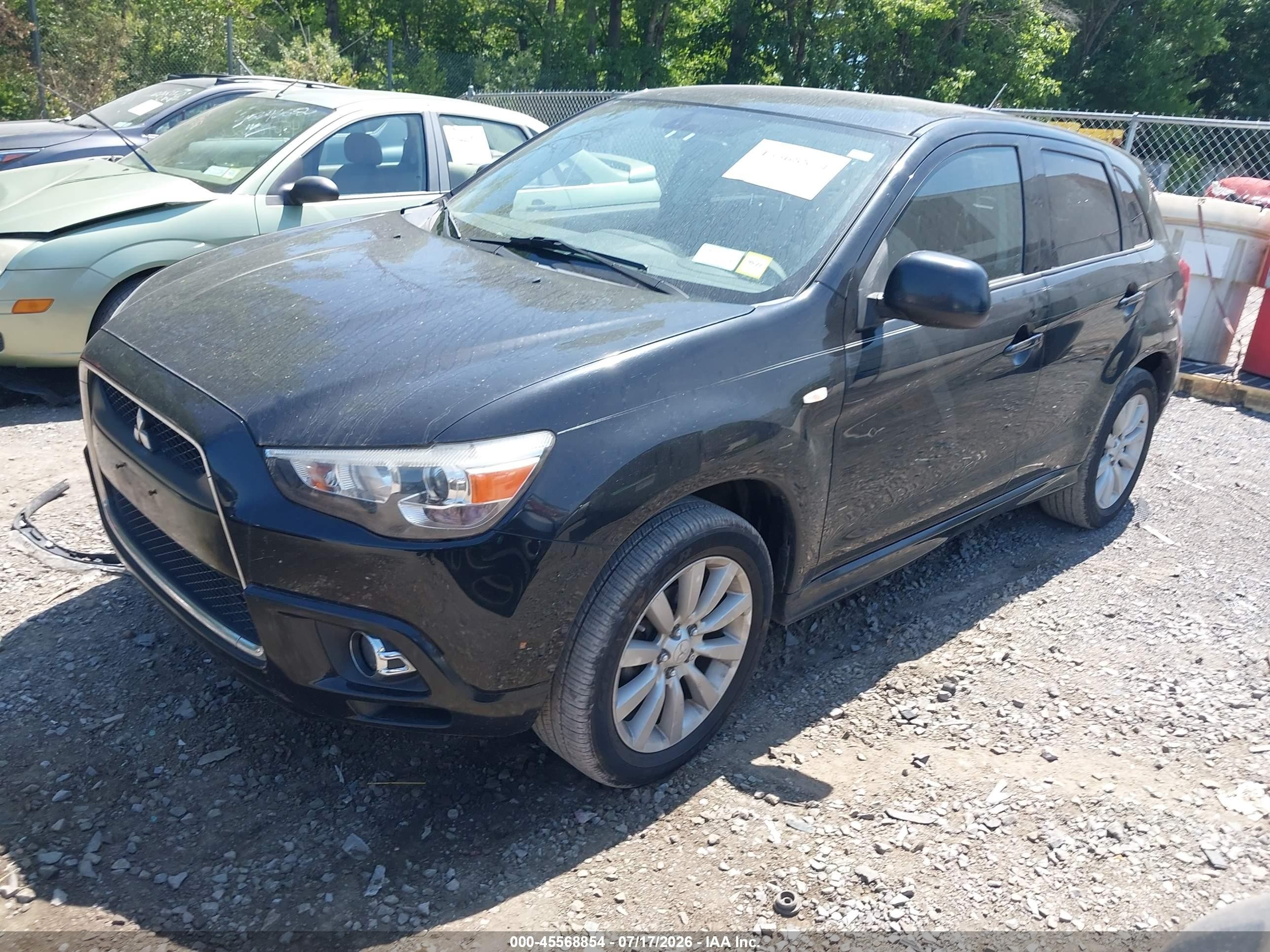 2011 Mitsubishi Outlander Sport Se Black vin: JA4AR4AU8BZ016829