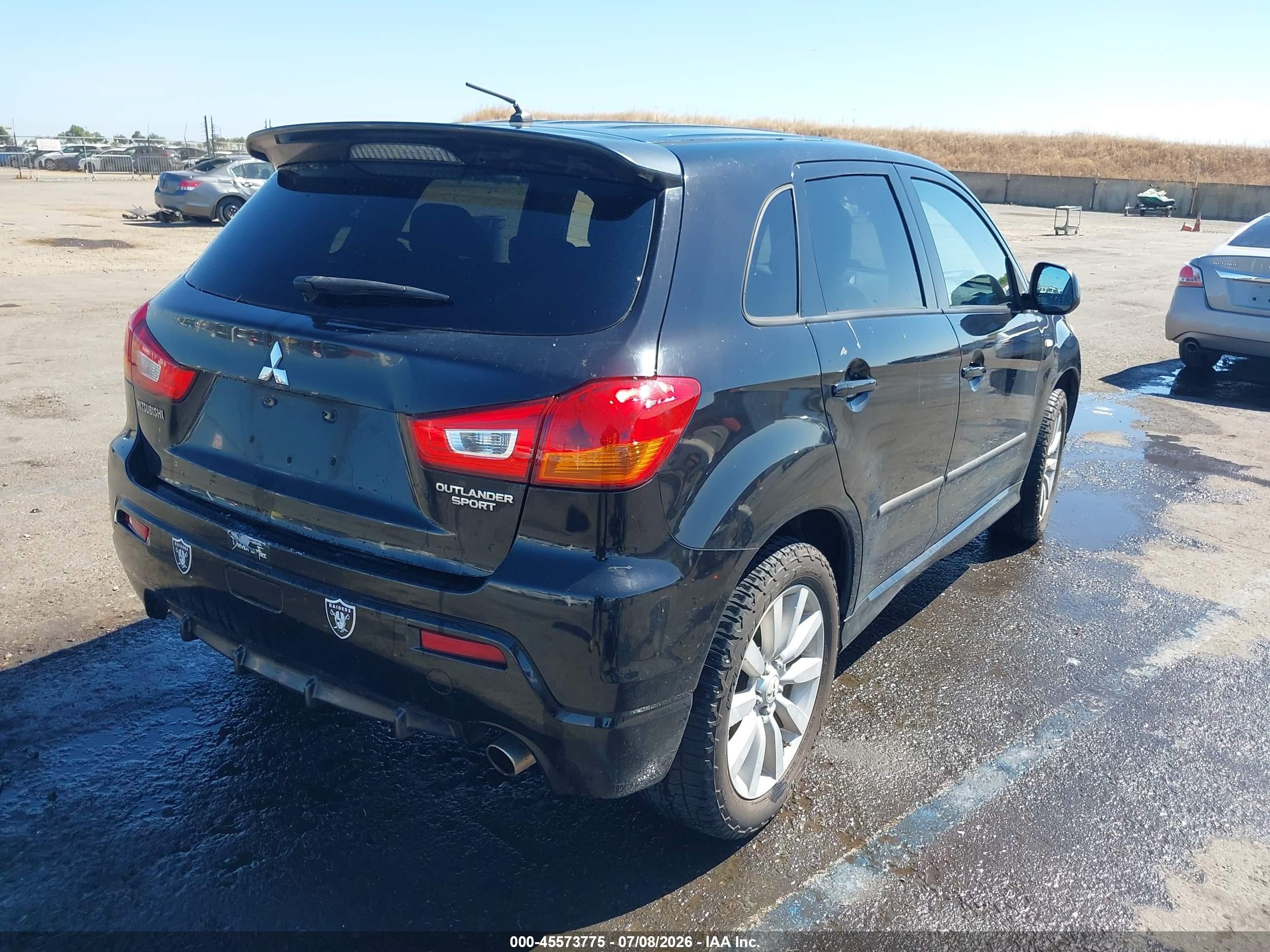2011 Mitsubishi Outlander Sport Se Black vin: JA4AR4AU8BZ024946