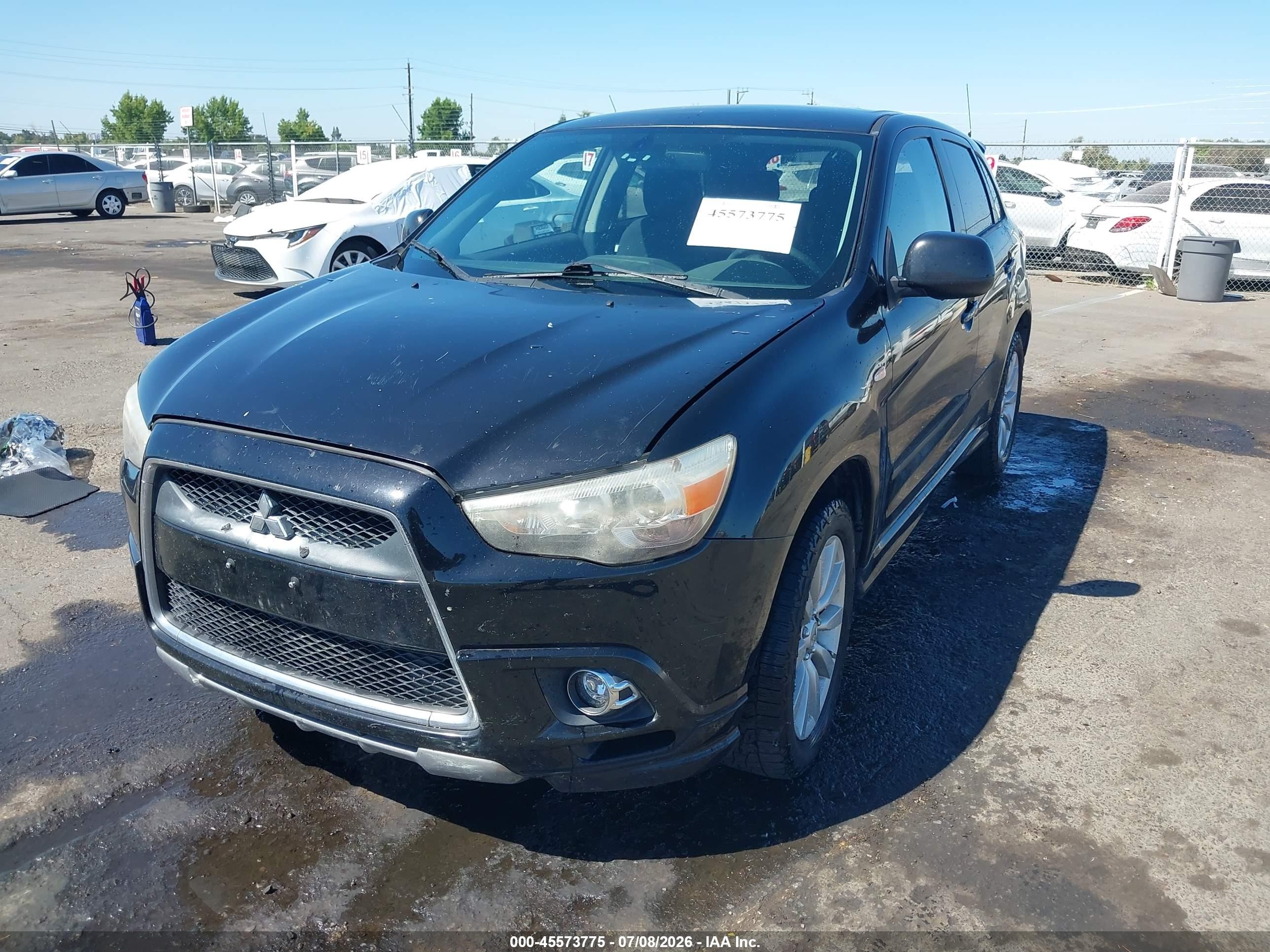 2011 Mitsubishi Outlander Sport Se Black vin: JA4AR4AU8BZ024946
