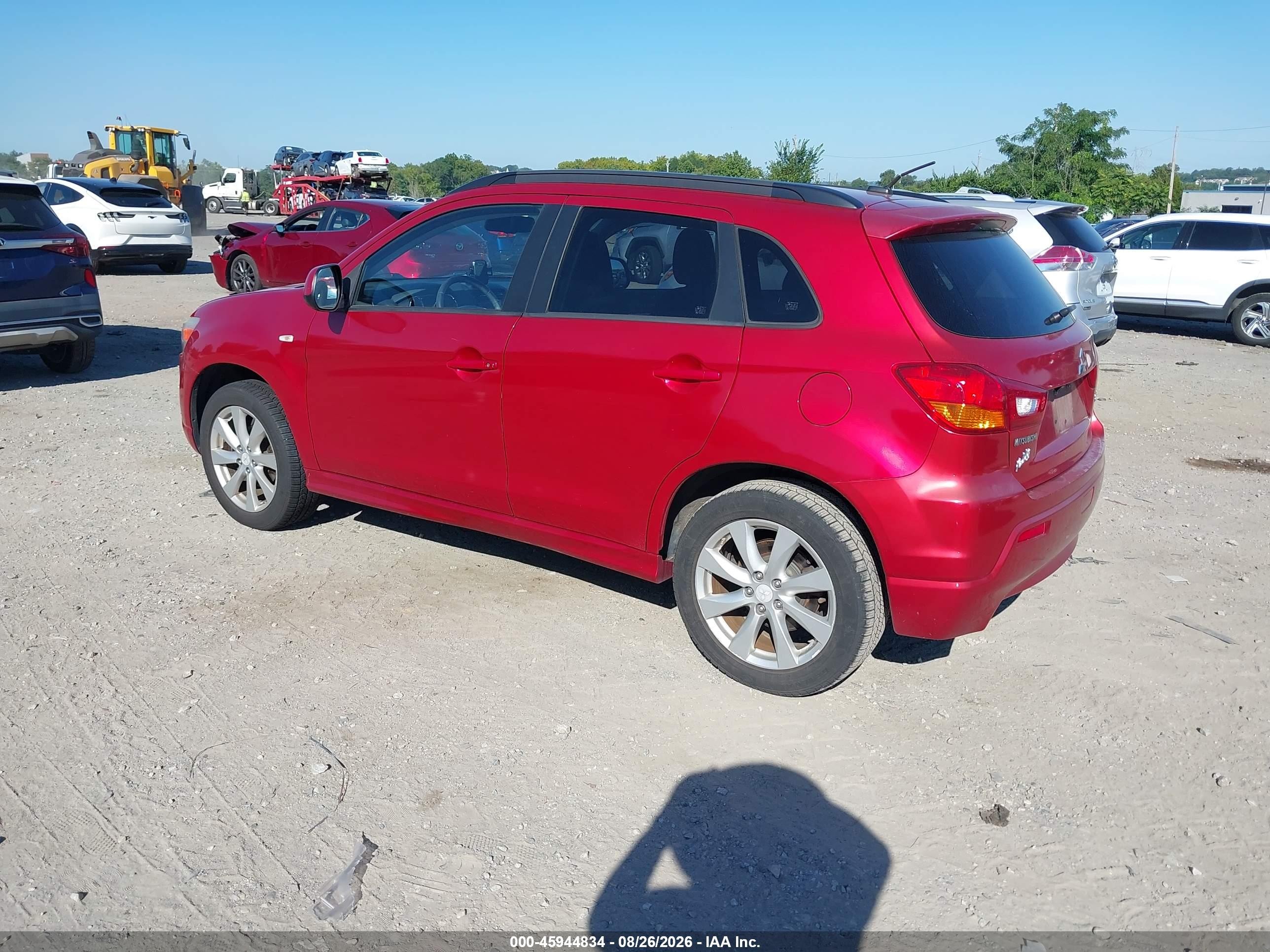 2012 Mitsubishi Outlander Sport Se Red vin: JA4AR4AU8CZ007209