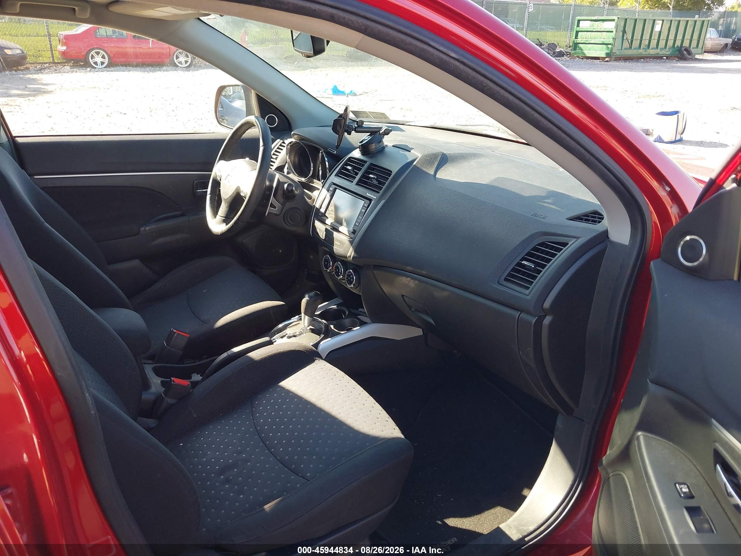 2012 Mitsubishi Outlander Sport Se Red vin: JA4AR4AU8CZ007209