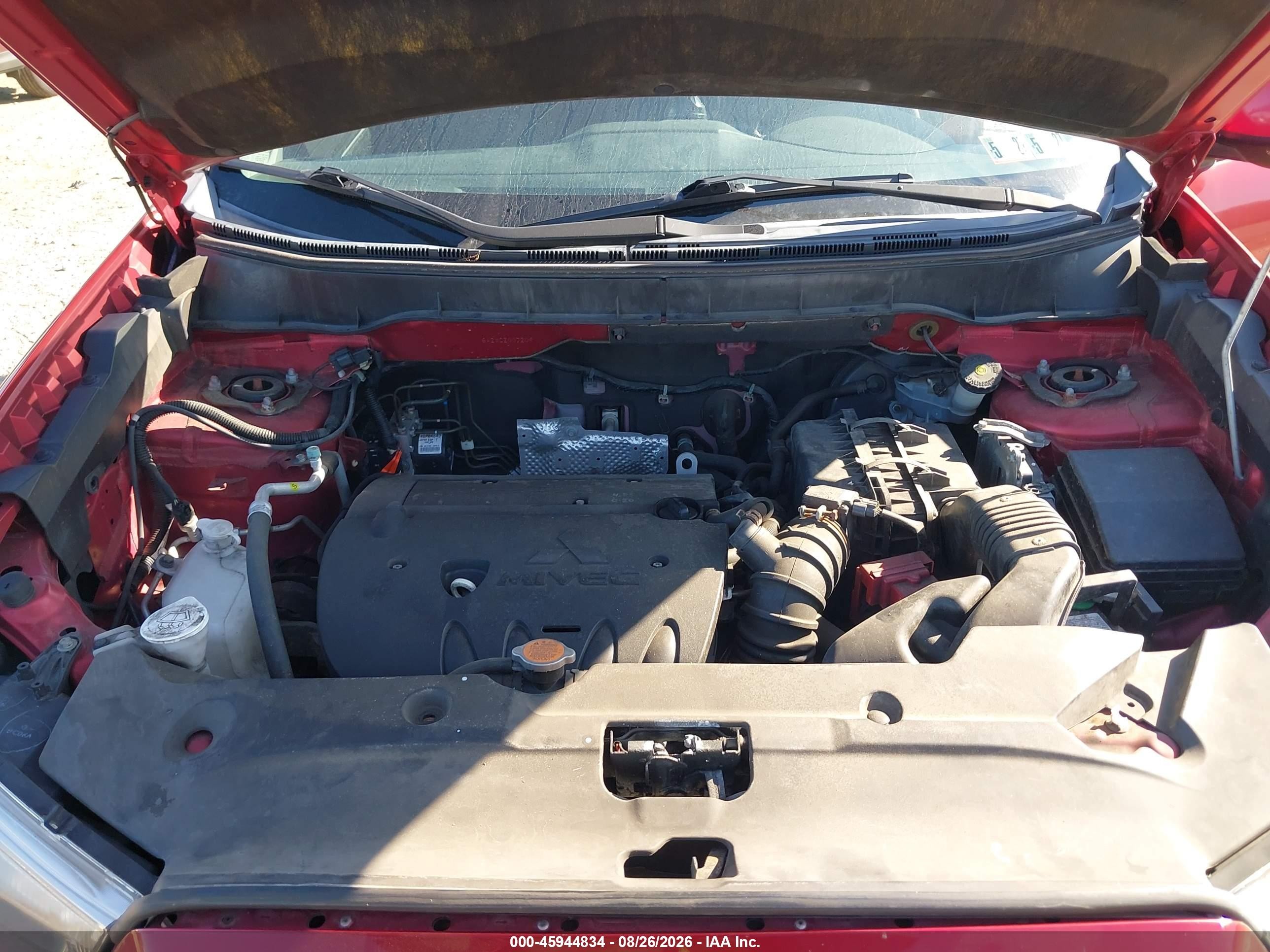 2012 Mitsubishi Outlander Sport Se Red vin: JA4AR4AU8CZ007209