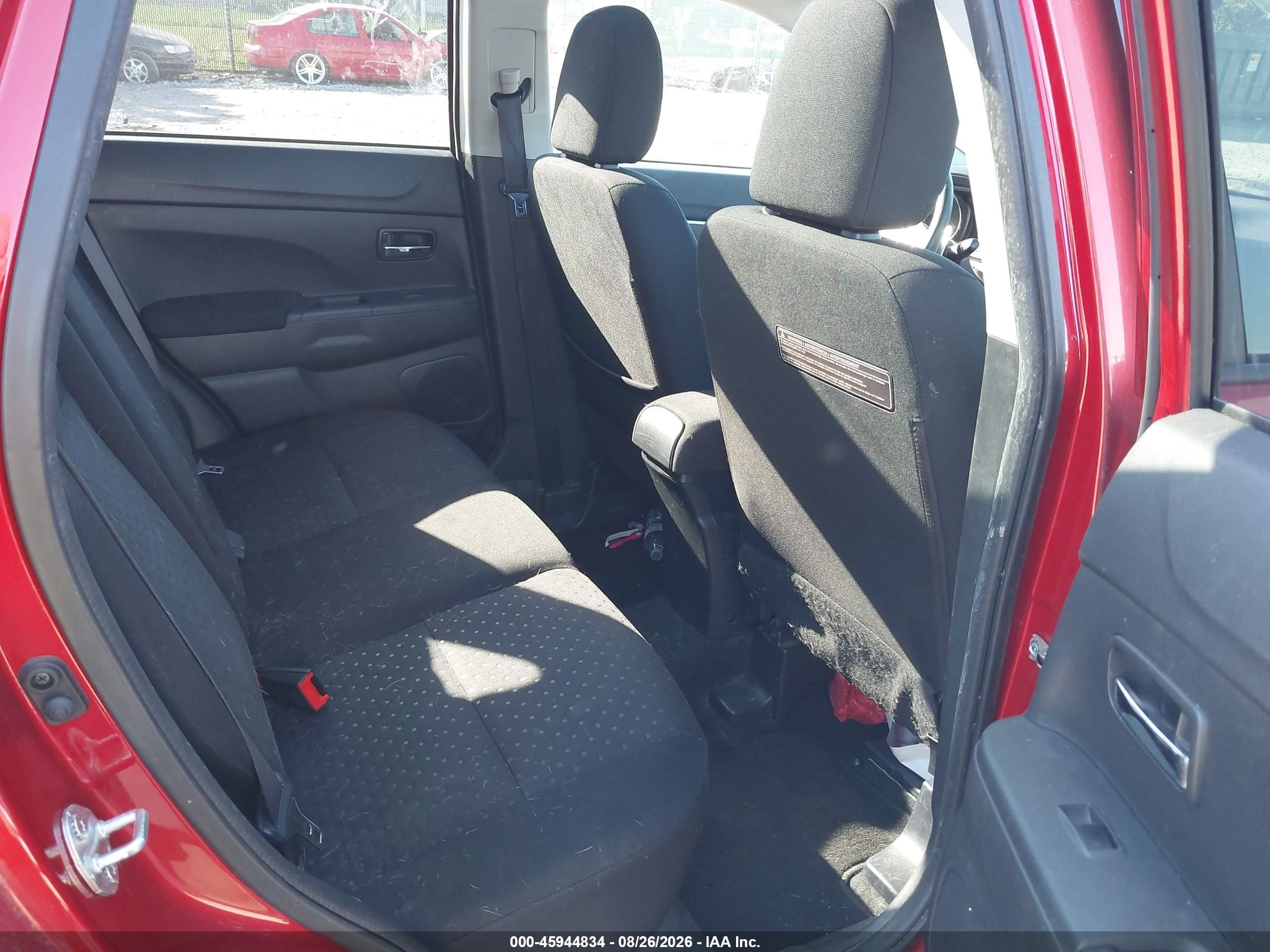 2012 Mitsubishi Outlander Sport Se Red vin: JA4AR4AU8CZ007209