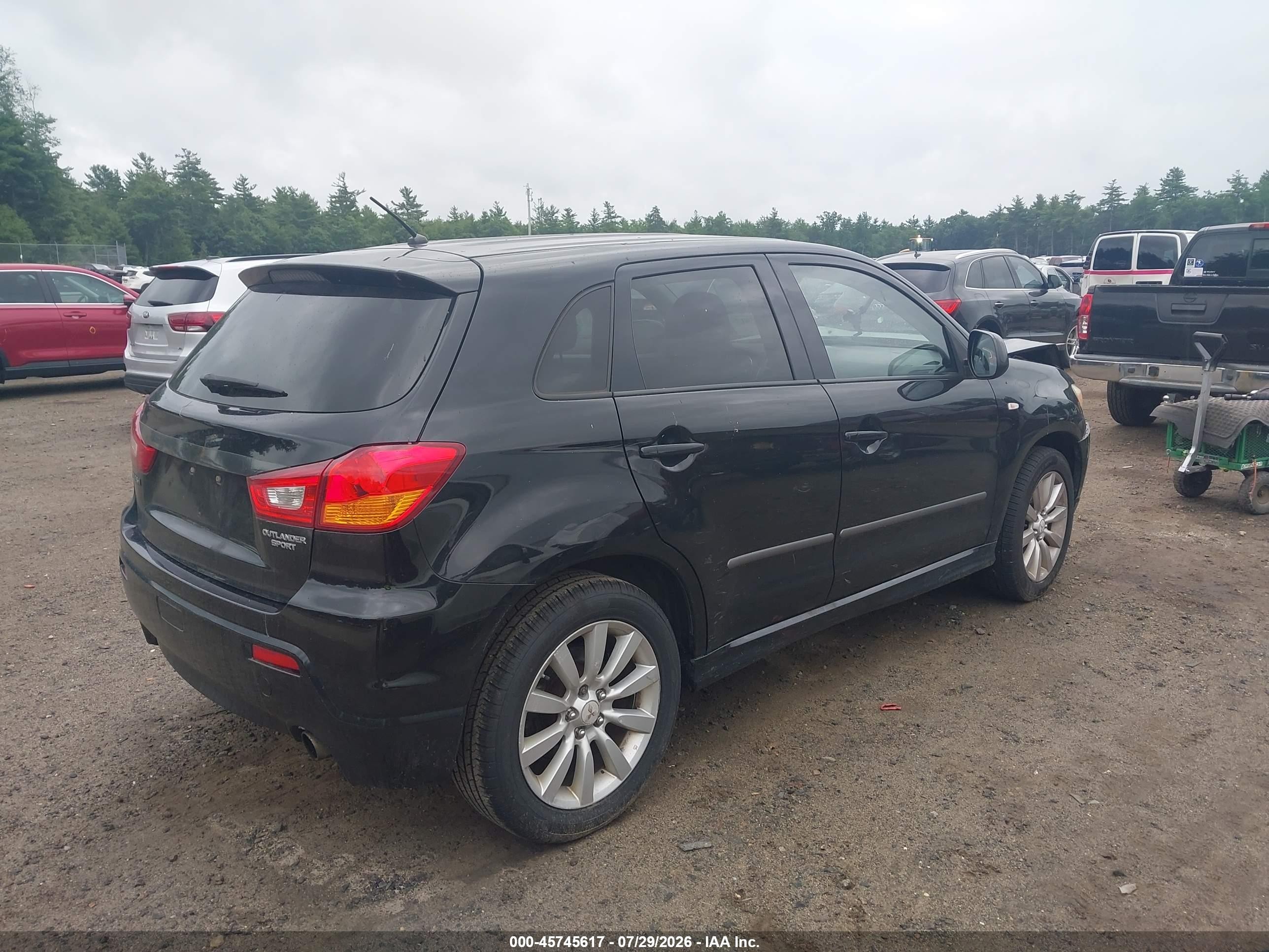 2011 Mitsubishi Outlander Sport Se Black vin: JA4AR4AU9BZ015902