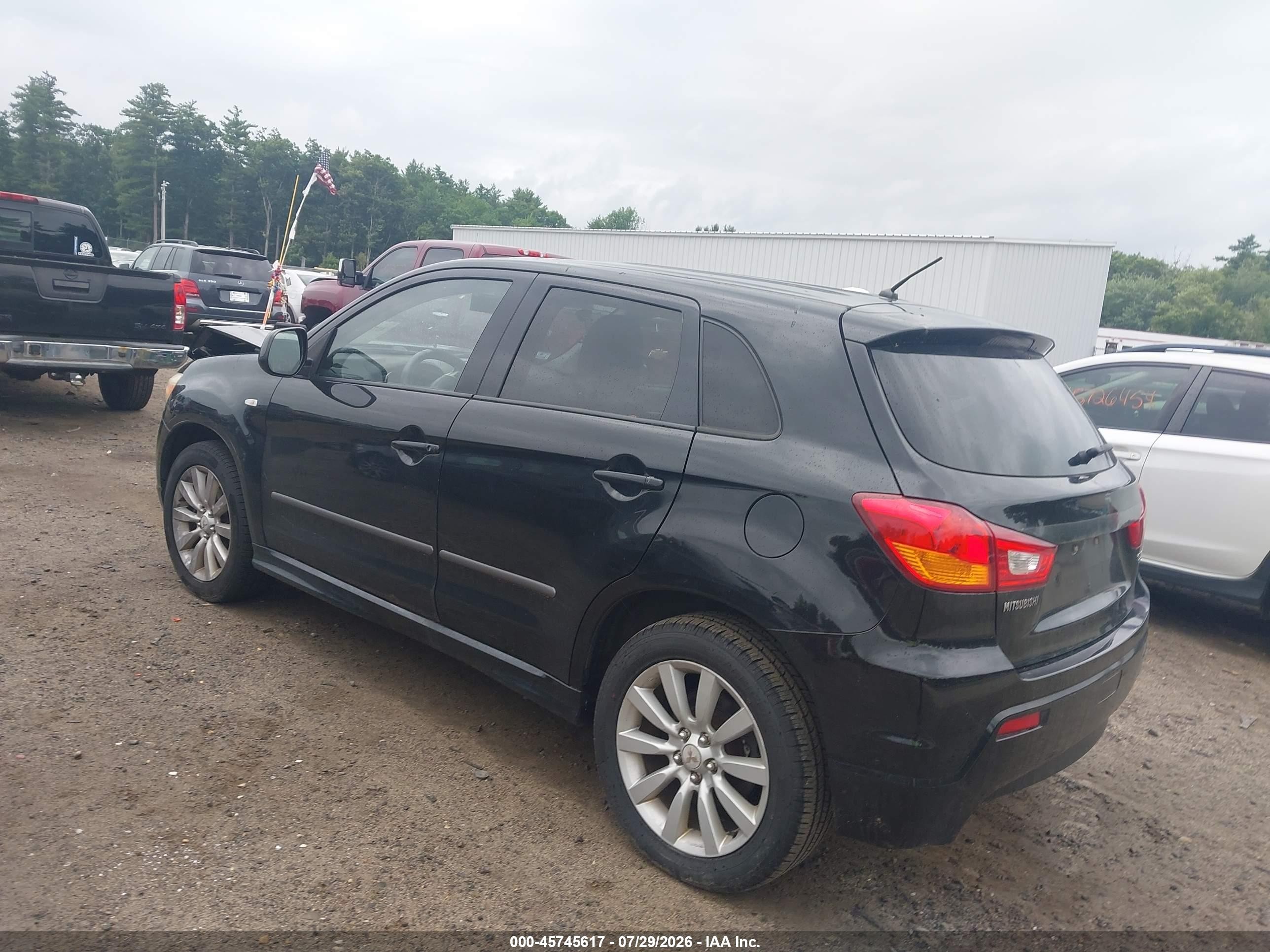 2011 Mitsubishi Outlander Sport Se Black vin: JA4AR4AU9BZ015902