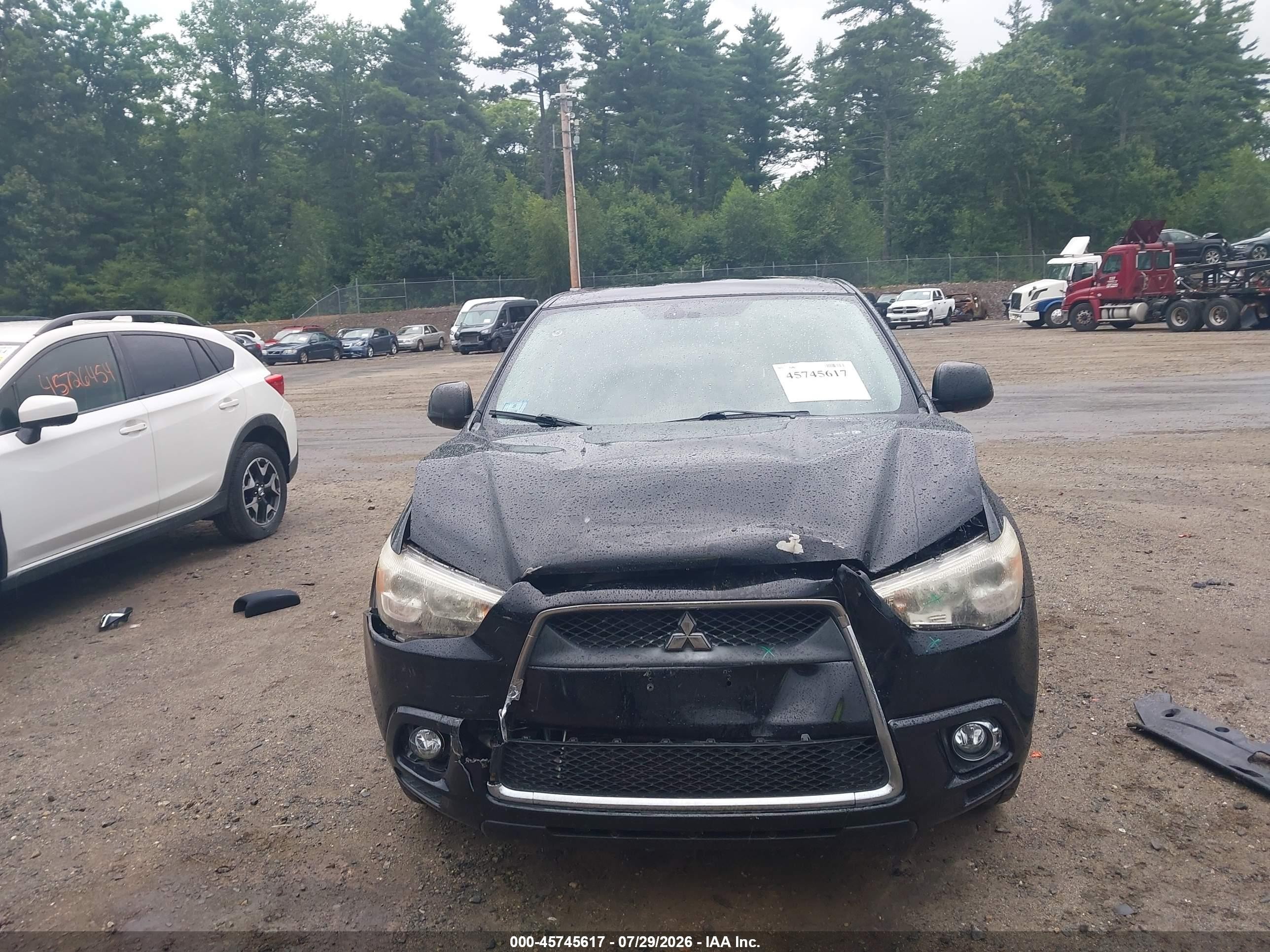 2011 Mitsubishi Outlander Sport Se Black vin: JA4AR4AU9BZ015902