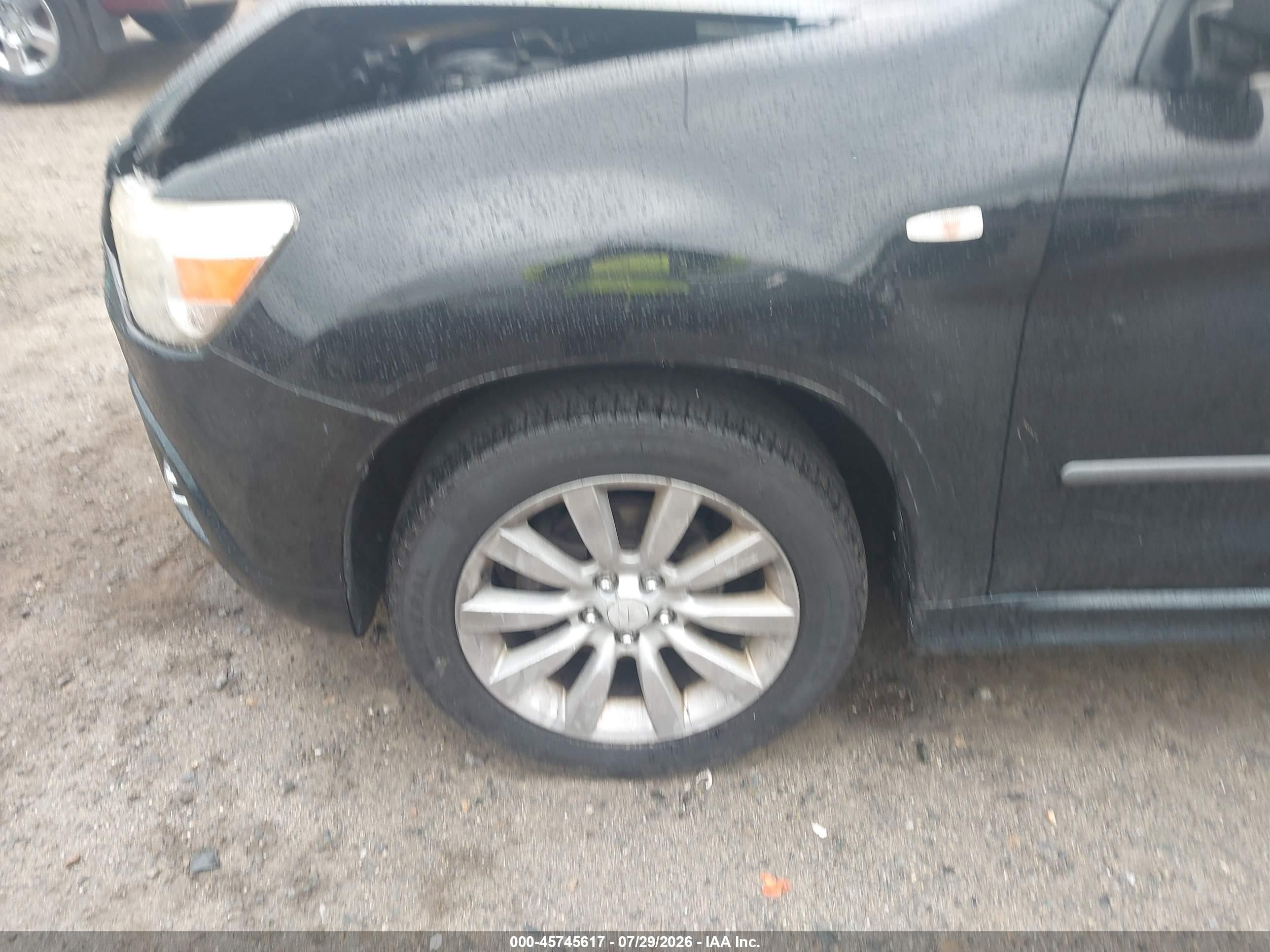 2011 Mitsubishi Outlander Sport Se Black vin: JA4AR4AU9BZ015902