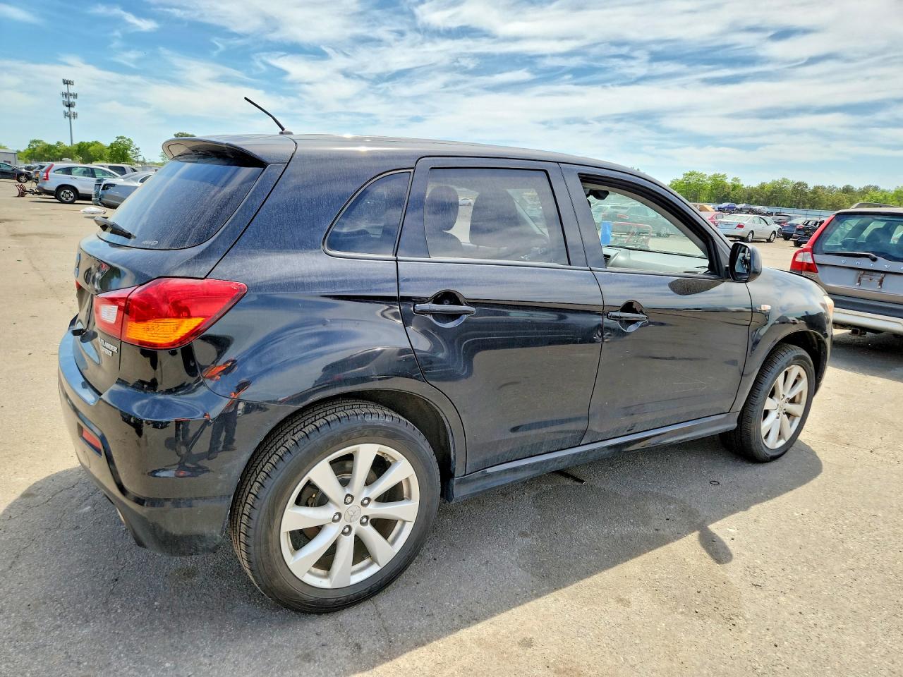 2012 Mitsubishi Outlander Sport Se Black vin: JA4AR4AU9CZ005498