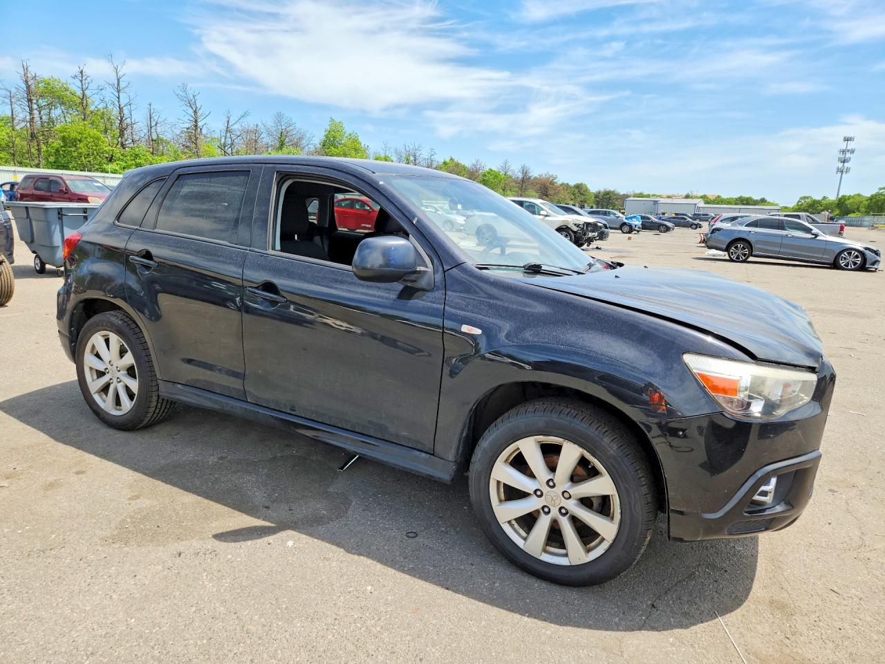 2012 Mitsubishi Outlander Sport Se Black vin: JA4AR4AU9CZ005498
