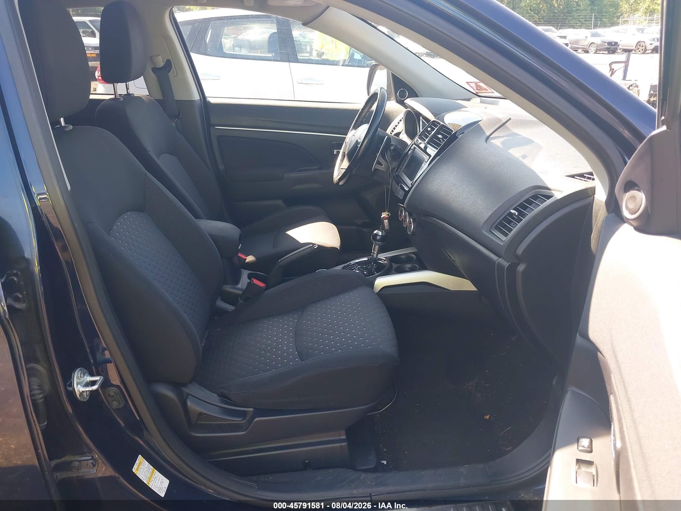 2011 Mitsubishi Outlander Sport Se Синий vin: JA4AR4AUXBZ000616