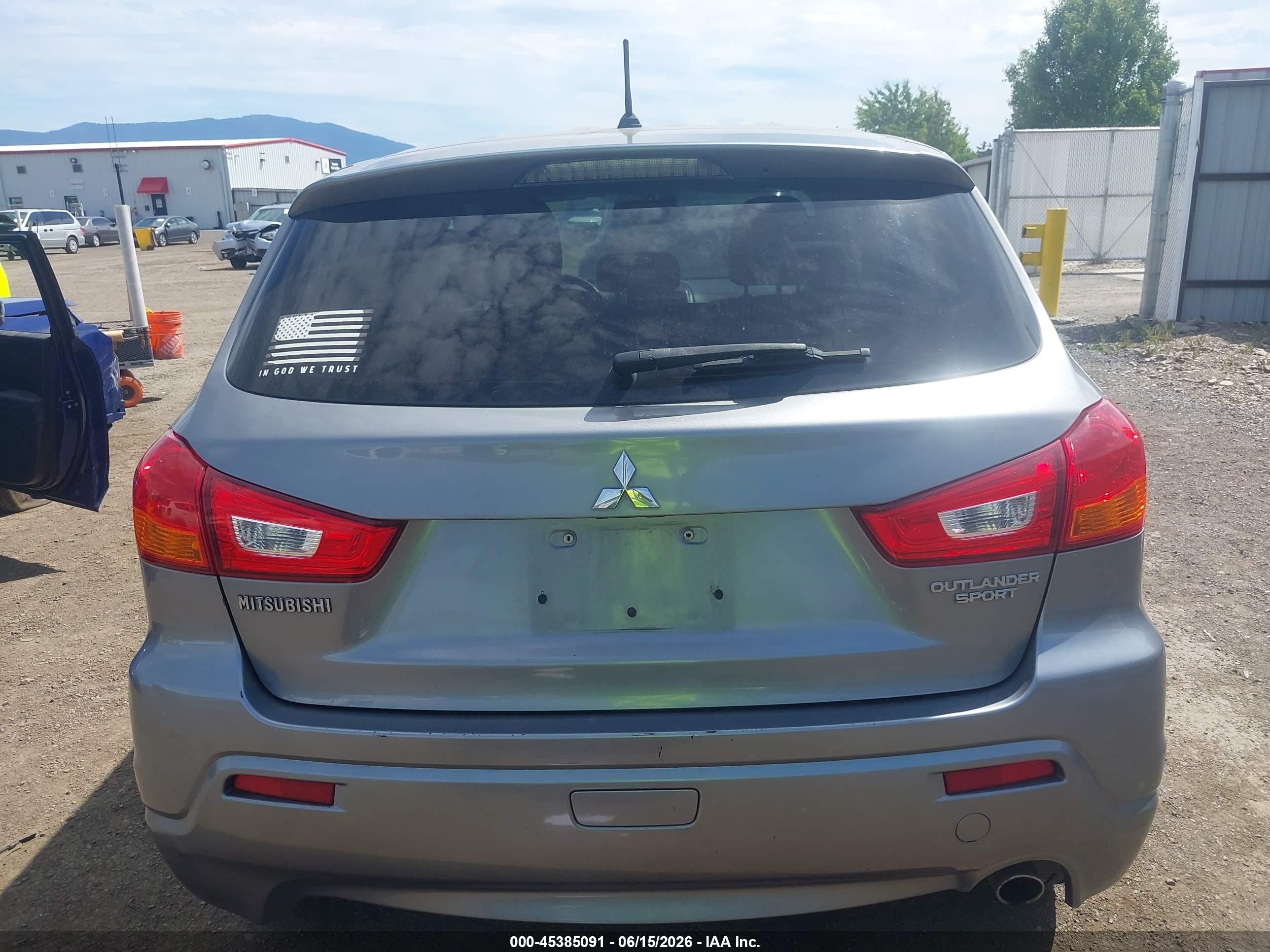 2011 Mitsubishi Outlander Sport Se Серый vin: JA4AR4AUXBZ005704