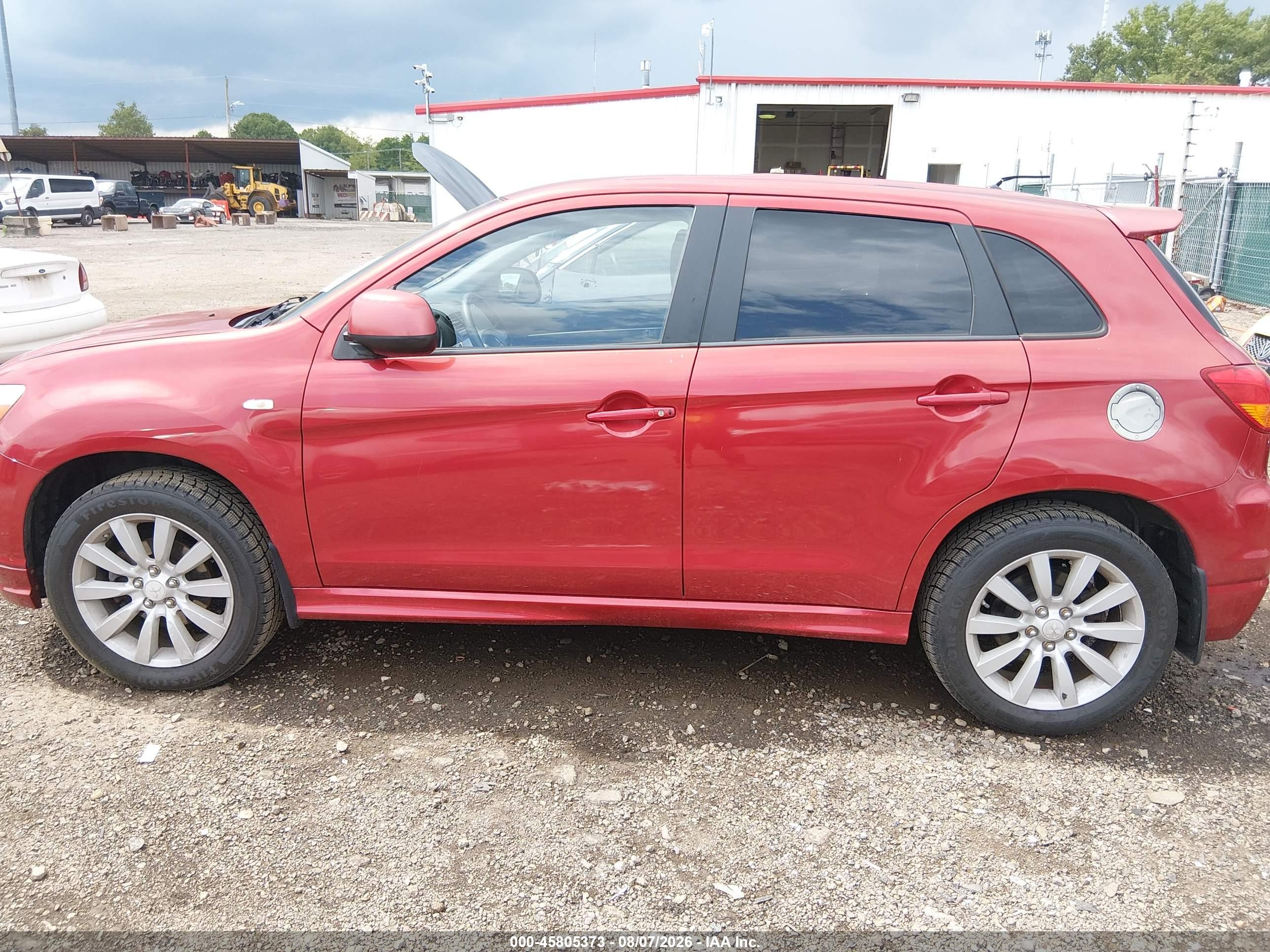 2011 Mitsubishi Outlander Sport Se Red vin: JA4AR4AUXBZ005976