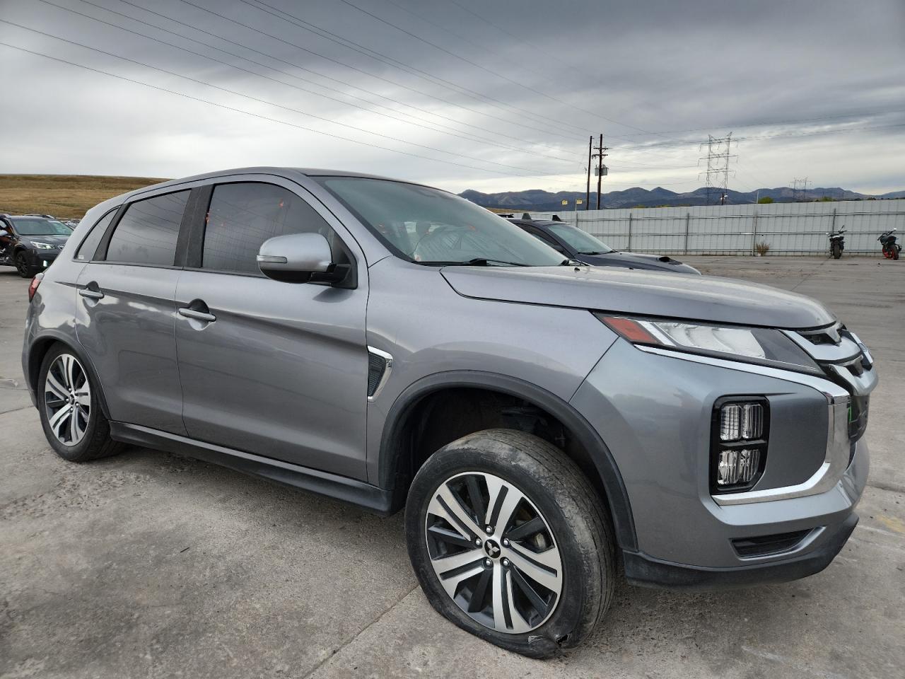 2021 Mitsubishi Outlander Sport Es Gray vin: JA4ARUAU4MU014995