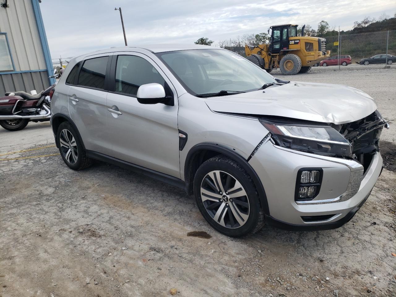 2021 Mitsubishi Outlander Sport Es Серебряный vin: JA4ARUAU4MU034874