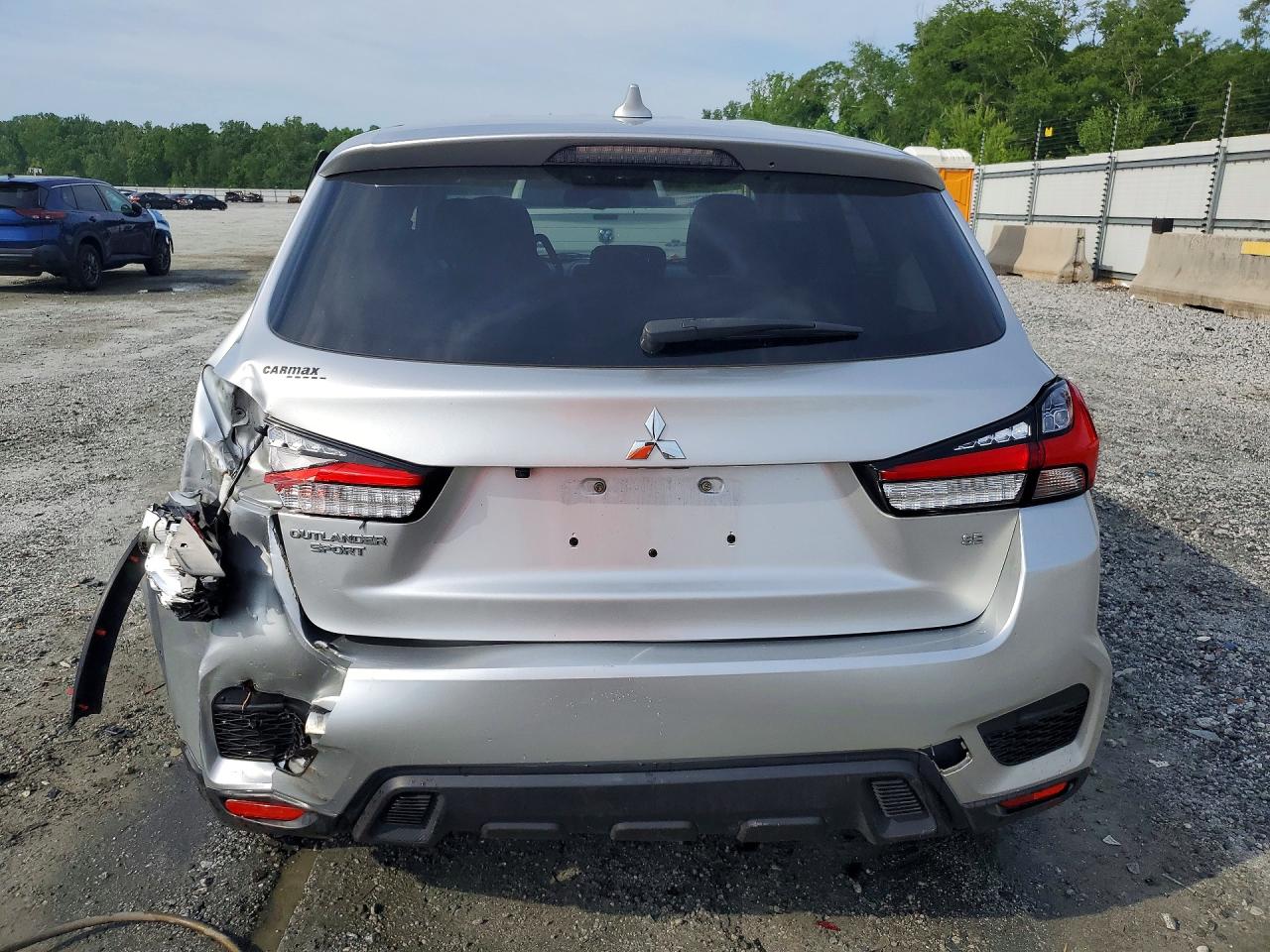 2022 Mitsubishi Outlander Sport Es Silver vin: JA4ARUAU4NU009717