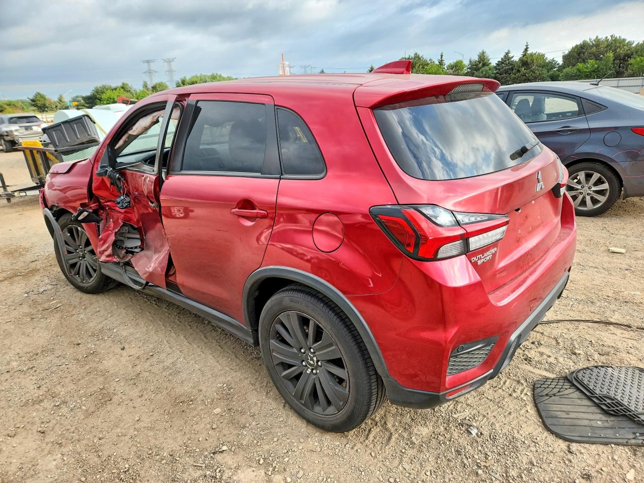 2023 Mitsubishi Outlander Sport S/se Red vin: JA4ARUAU4PU003323