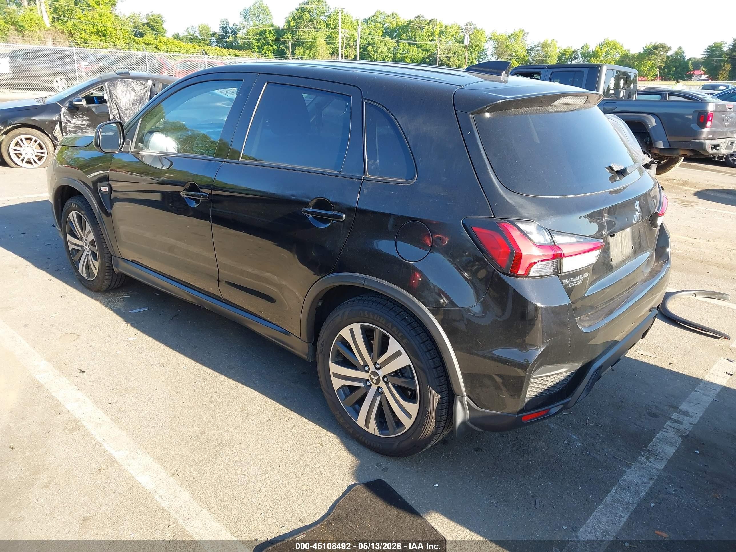 2023 Mitsubishi Outlander Sport 2.0 Es Awc Black vin: JA4ARUAU5PU016629