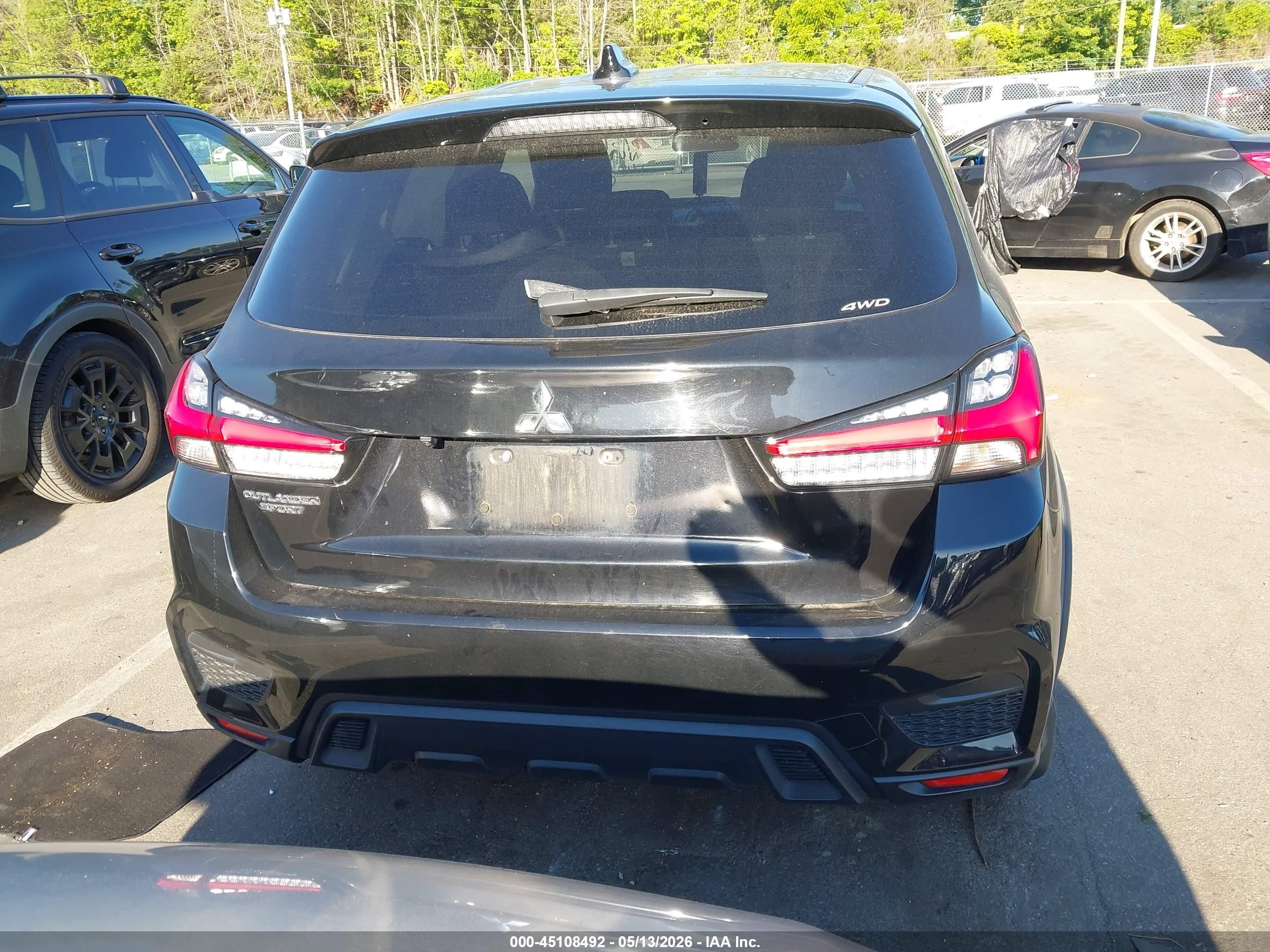 2023 Mitsubishi Outlander Sport 2.0 Es Awc Black vin: JA4ARUAU5PU016629