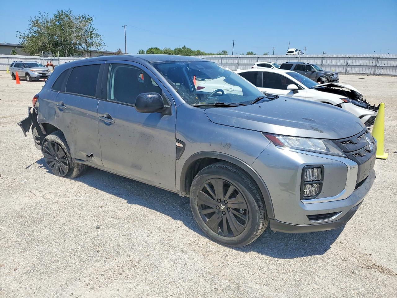 2024 Mitsubishi Outlander Sport S Gray vin: JA4ARUAU6RU009028