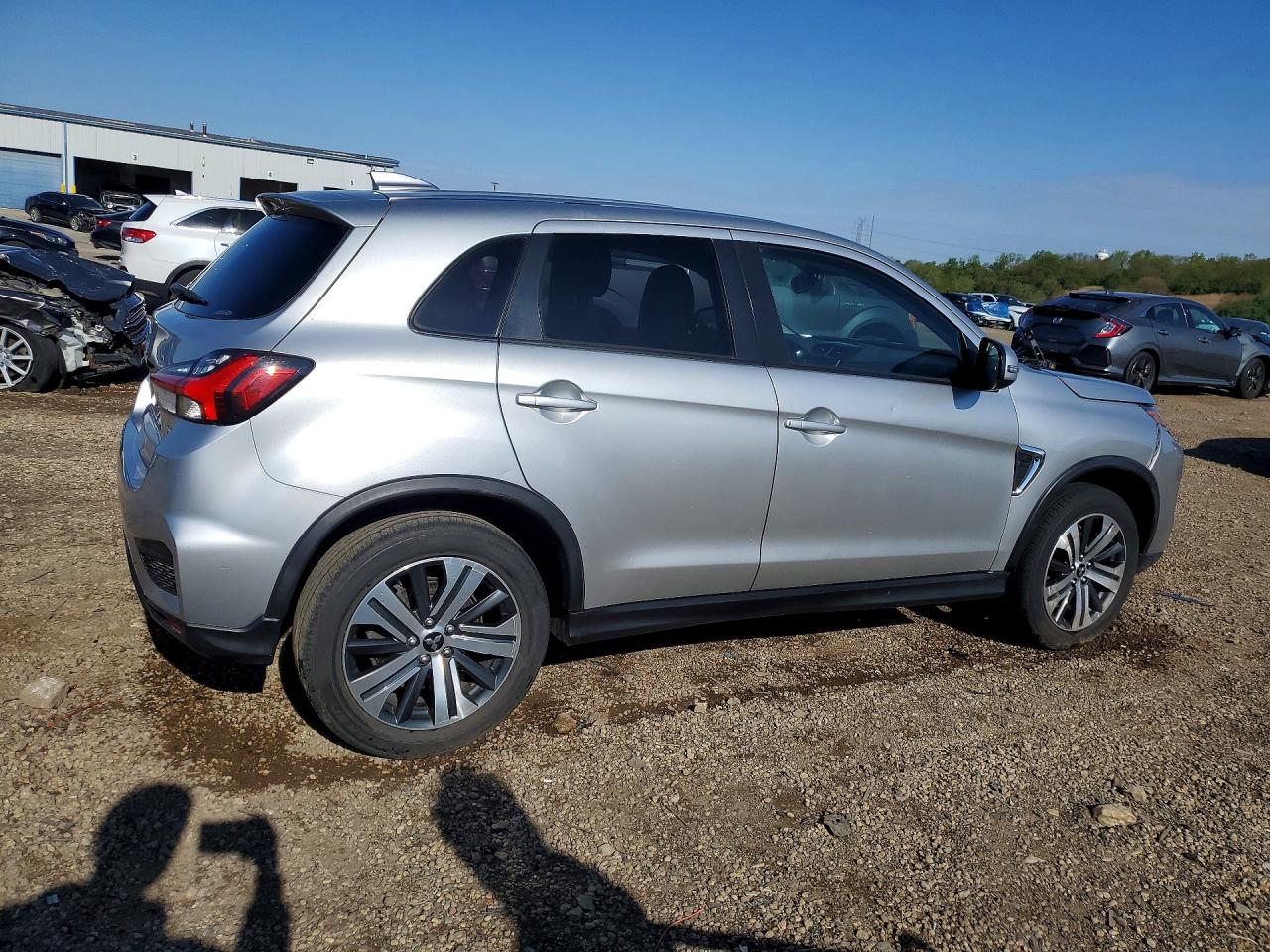 2021 Mitsubishi Outlander Sport Es Silver vin: JA4ARUAUXMU019604
