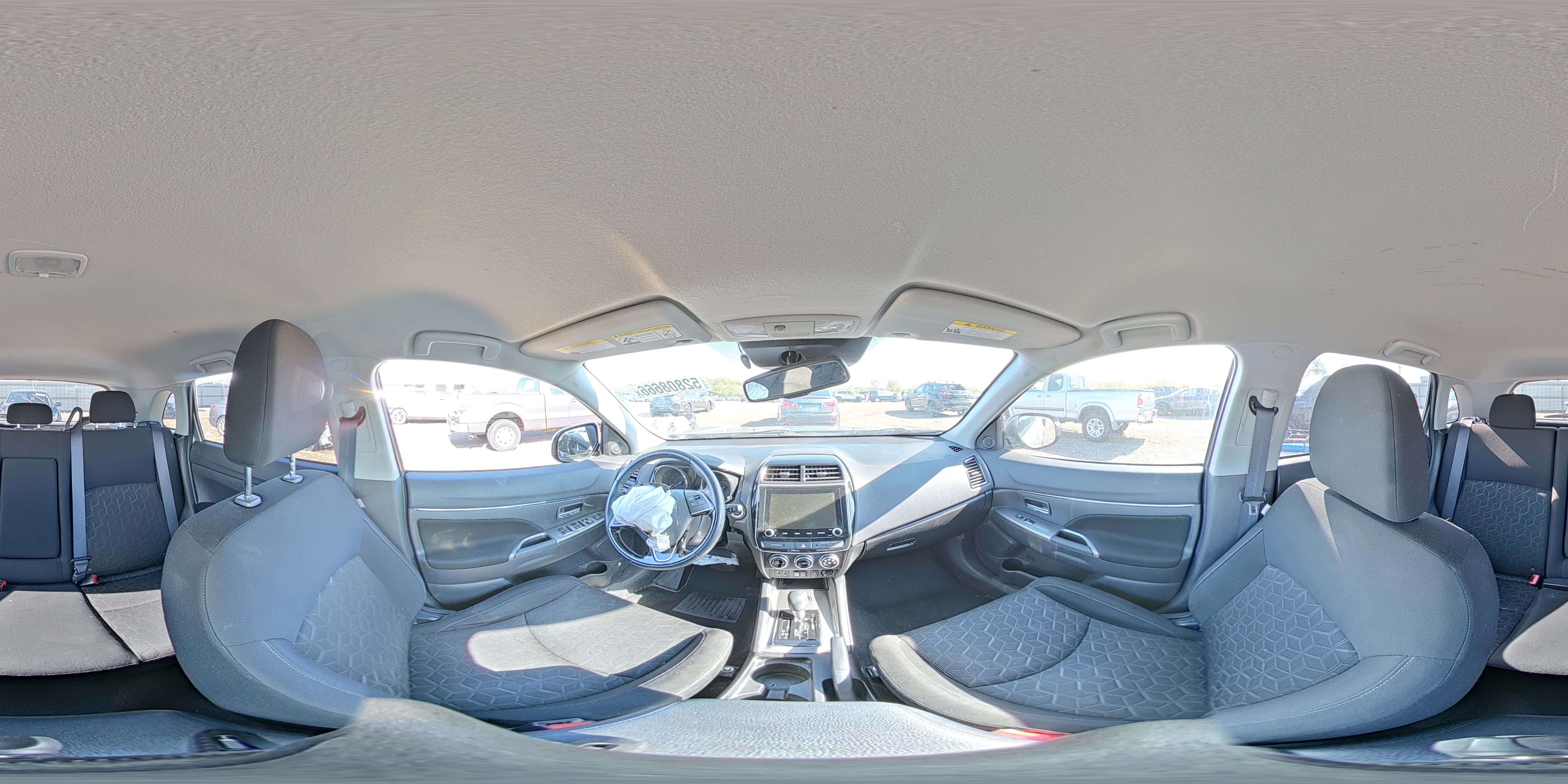 2021 Mitsubishi Outlander Sport Es Silver vin: JA4ARUAUXMU019604