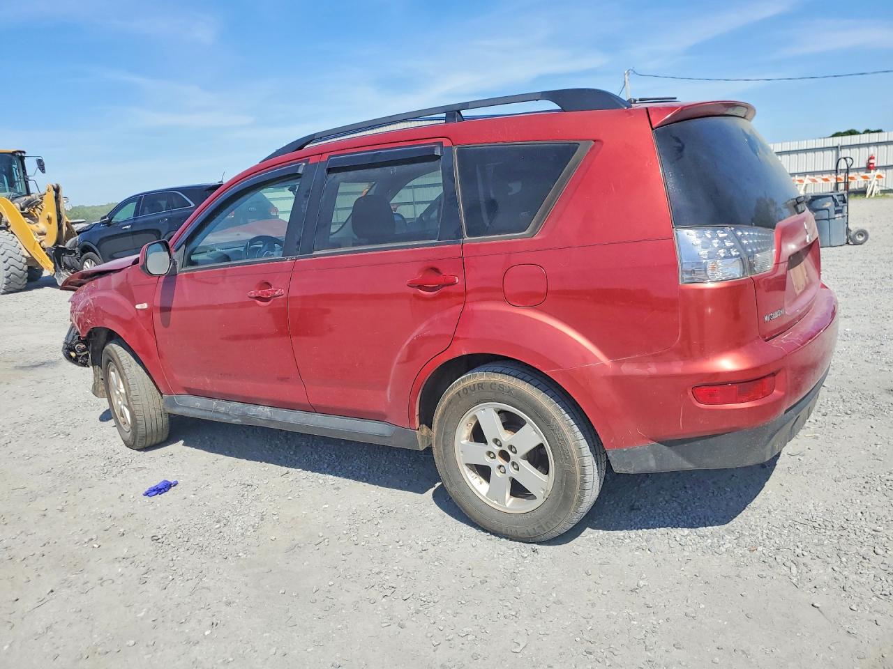 2010 Mitsubishi Outlander Es Red vin: JA4AS2AW0AZ011150