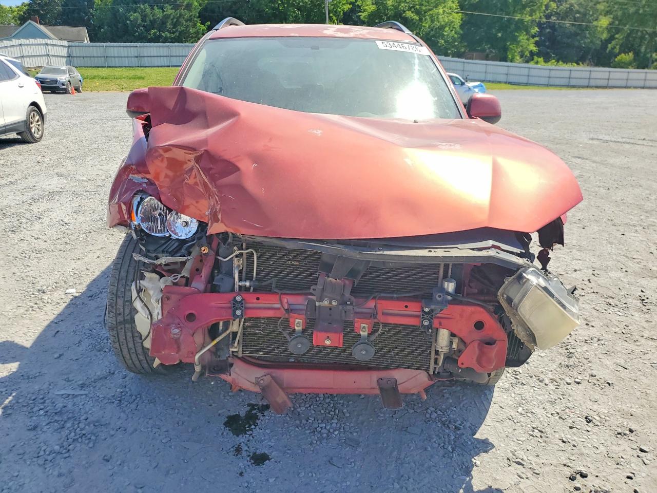 2010 Mitsubishi Outlander Es Red vin: JA4AS2AW0AZ011150