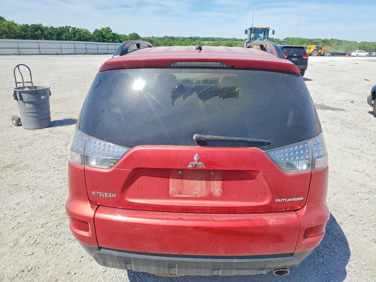2010 Mitsubishi Outlander Es Red vin: JA4AS2AW0AZ011150