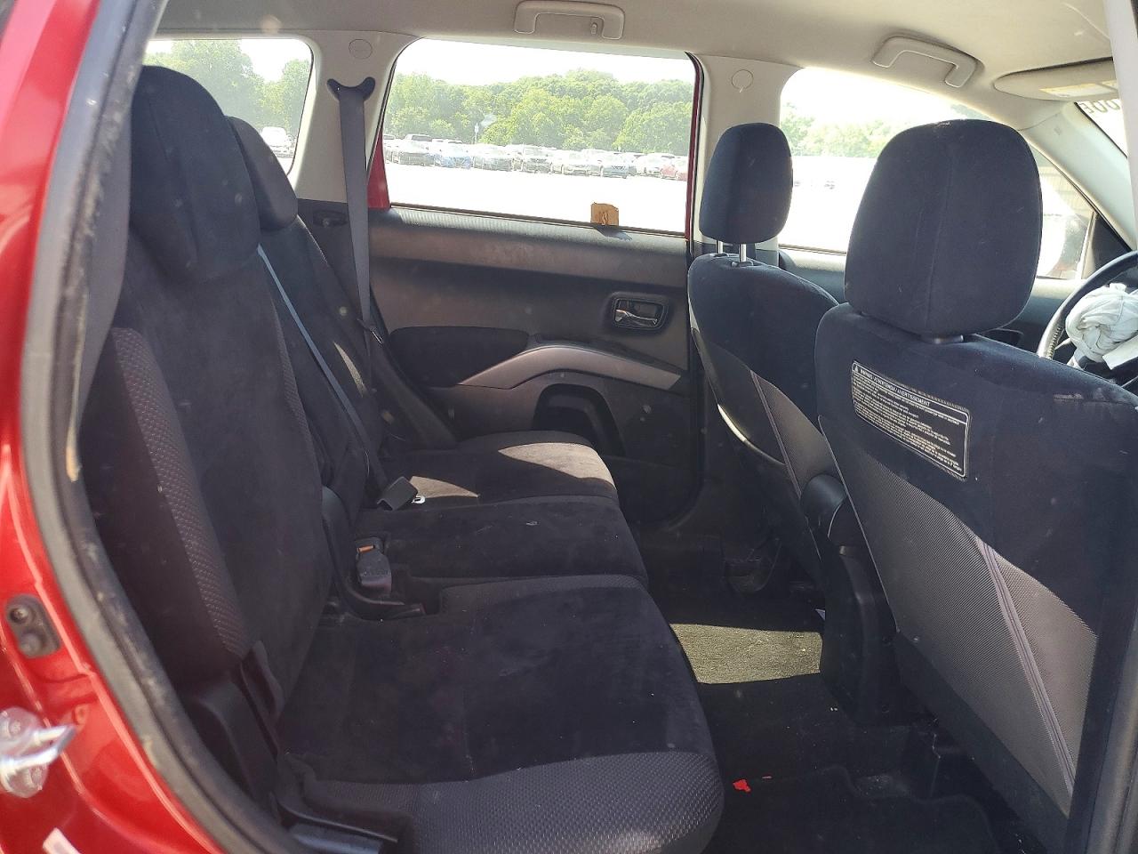 2010 Mitsubishi Outlander Es Red vin: JA4AS2AW0AZ011150