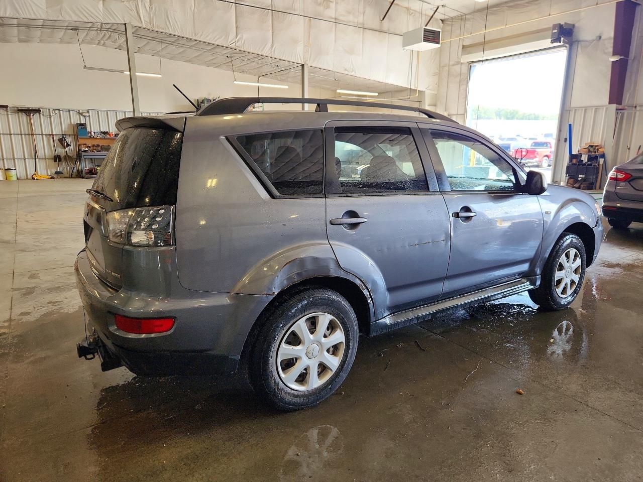 2012 Mitsubishi Outlander Es Gray vin: JA4AS2AW0CU000553