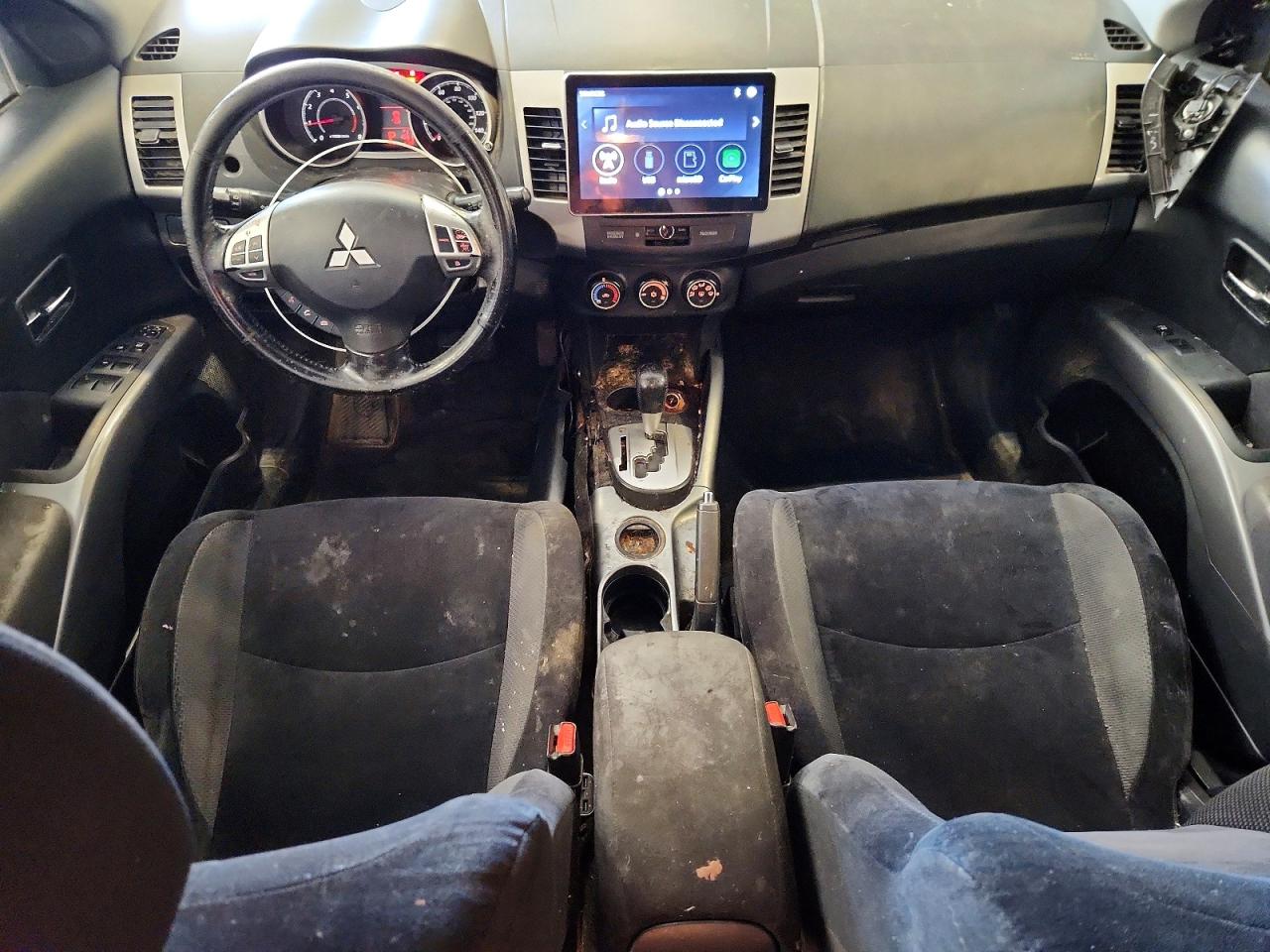 2012 Mitsubishi Outlander Es Gray vin: JA4AS2AW0CU000553