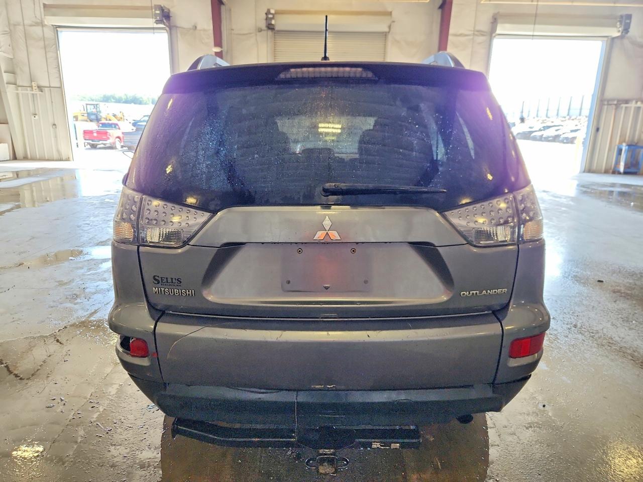 2012 Mitsubishi Outlander Es Gray vin: JA4AS2AW0CU000553