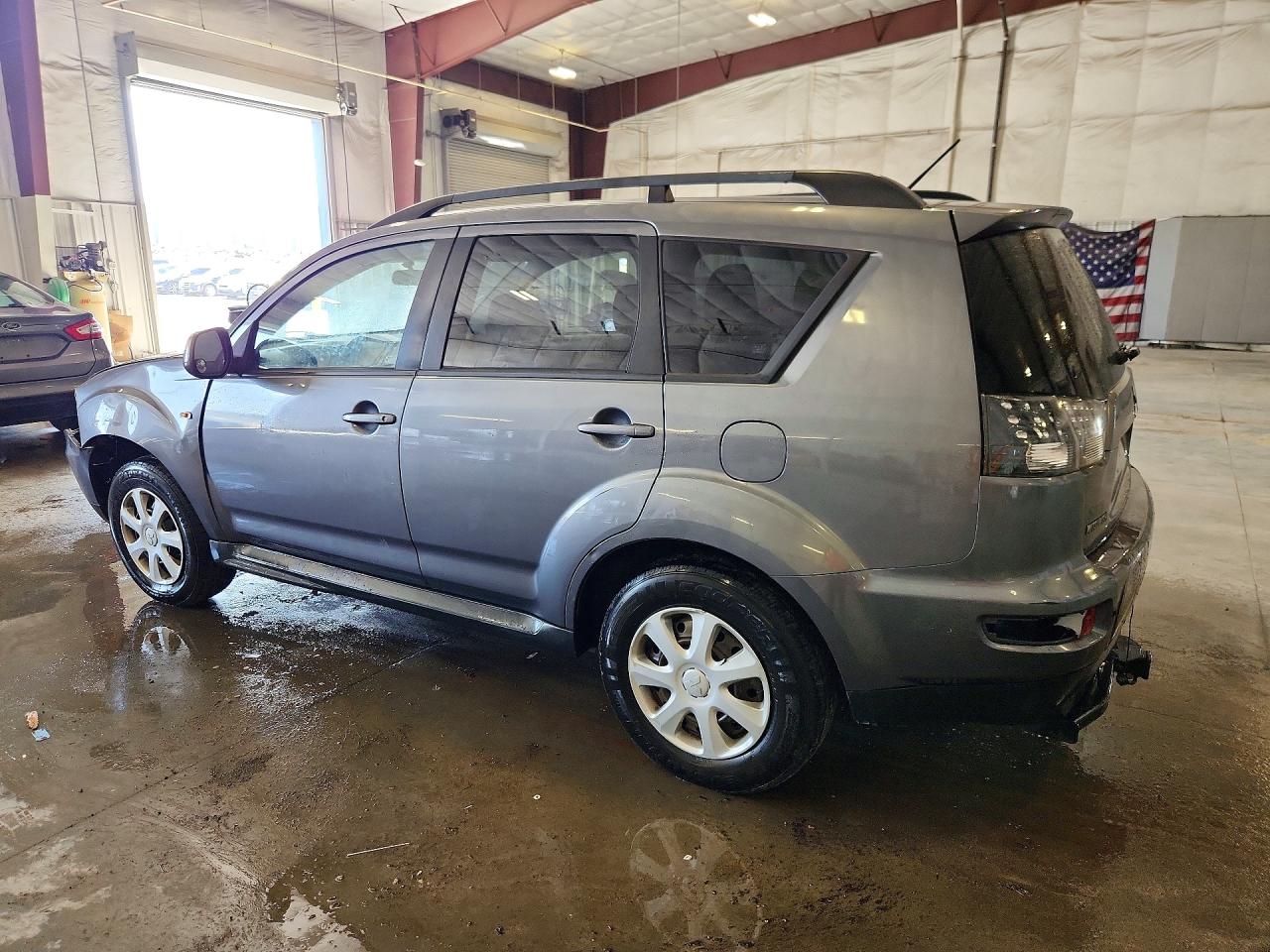 2012 Mitsubishi Outlander Es Gray vin: JA4AS2AW0CU000553