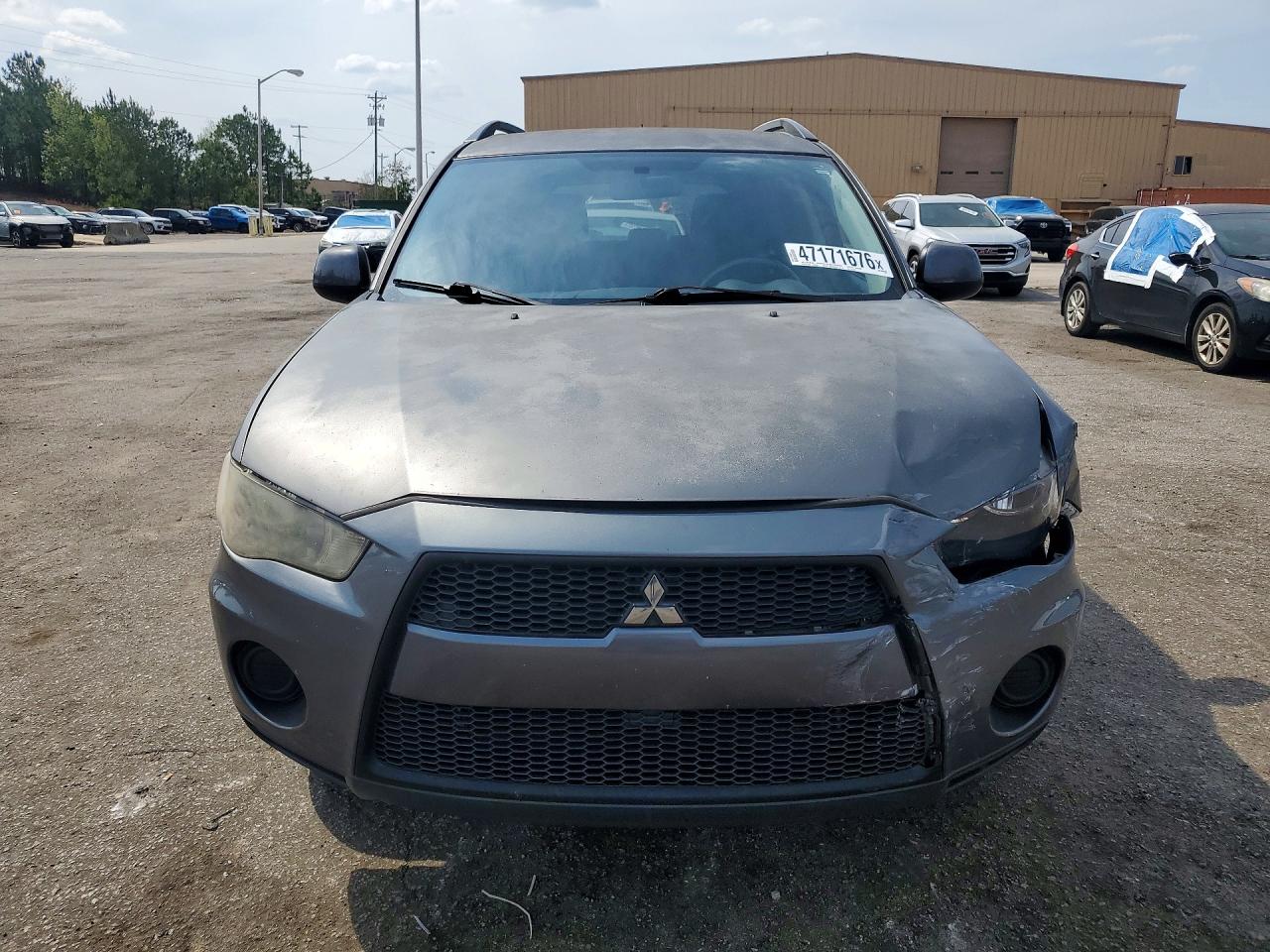 2012 Mitsubishi Outlander Es Gray vin: JA4AS2AW0CU011228