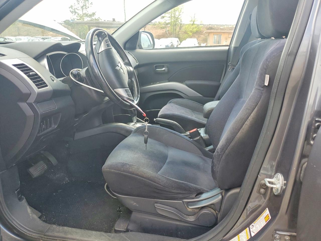 2012 Mitsubishi Outlander Es Gray vin: JA4AS2AW0CU011228