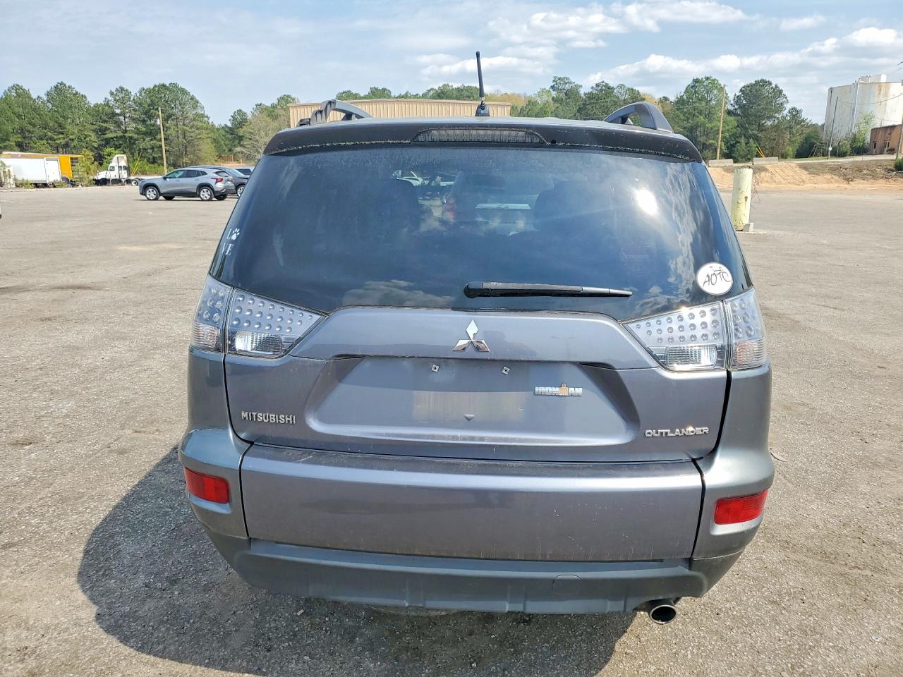 2012 Mitsubishi Outlander Es Gray vin: JA4AS2AW0CU011228